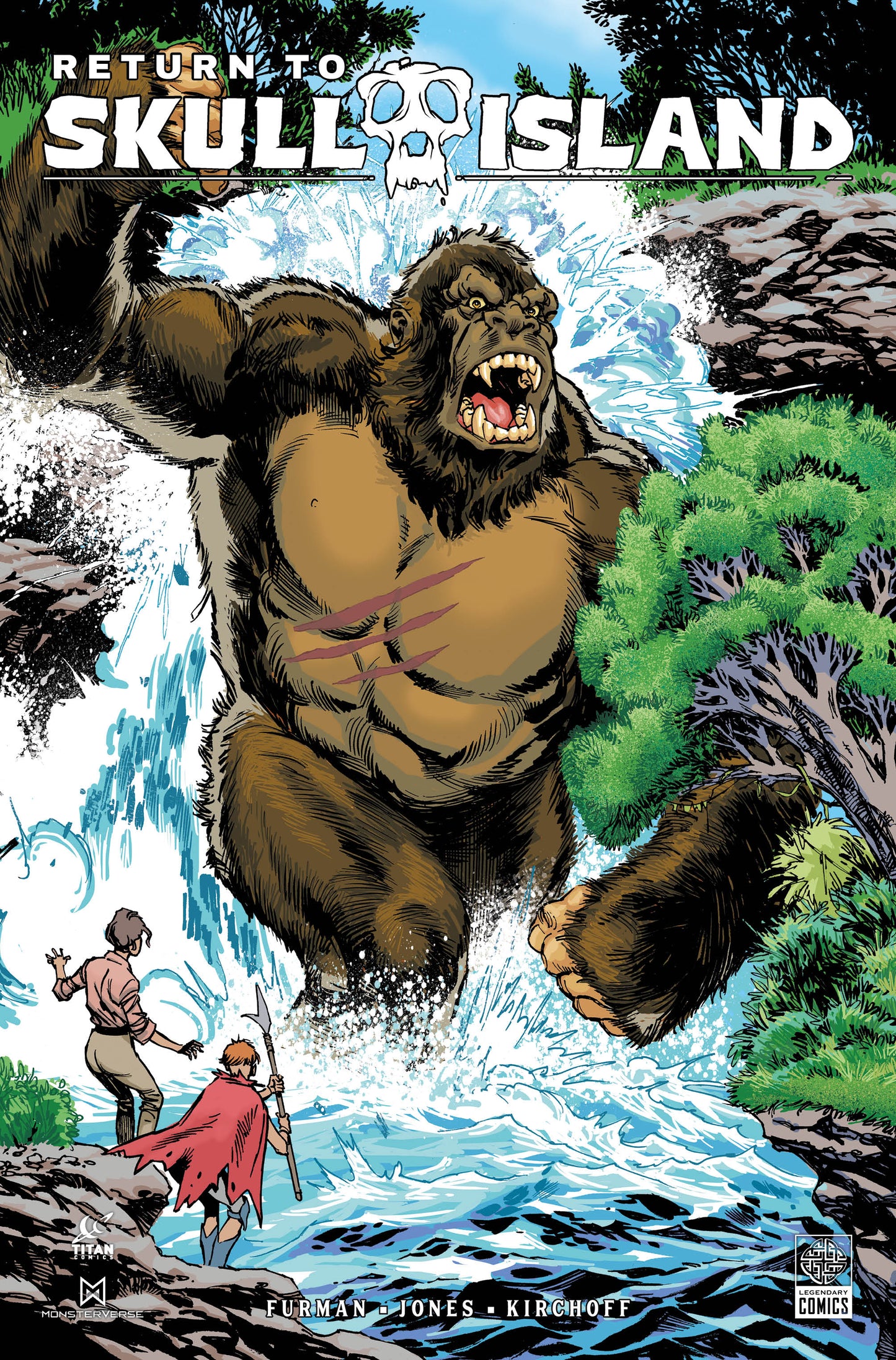 RETURN TO SKULL ISLAND #4 (OF 4) CVR A STAZ JOHNSON