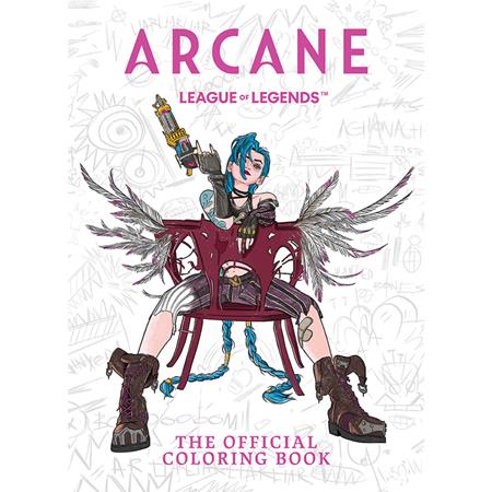 ARCANE TP THE OFFICIAL COLORING BOOK