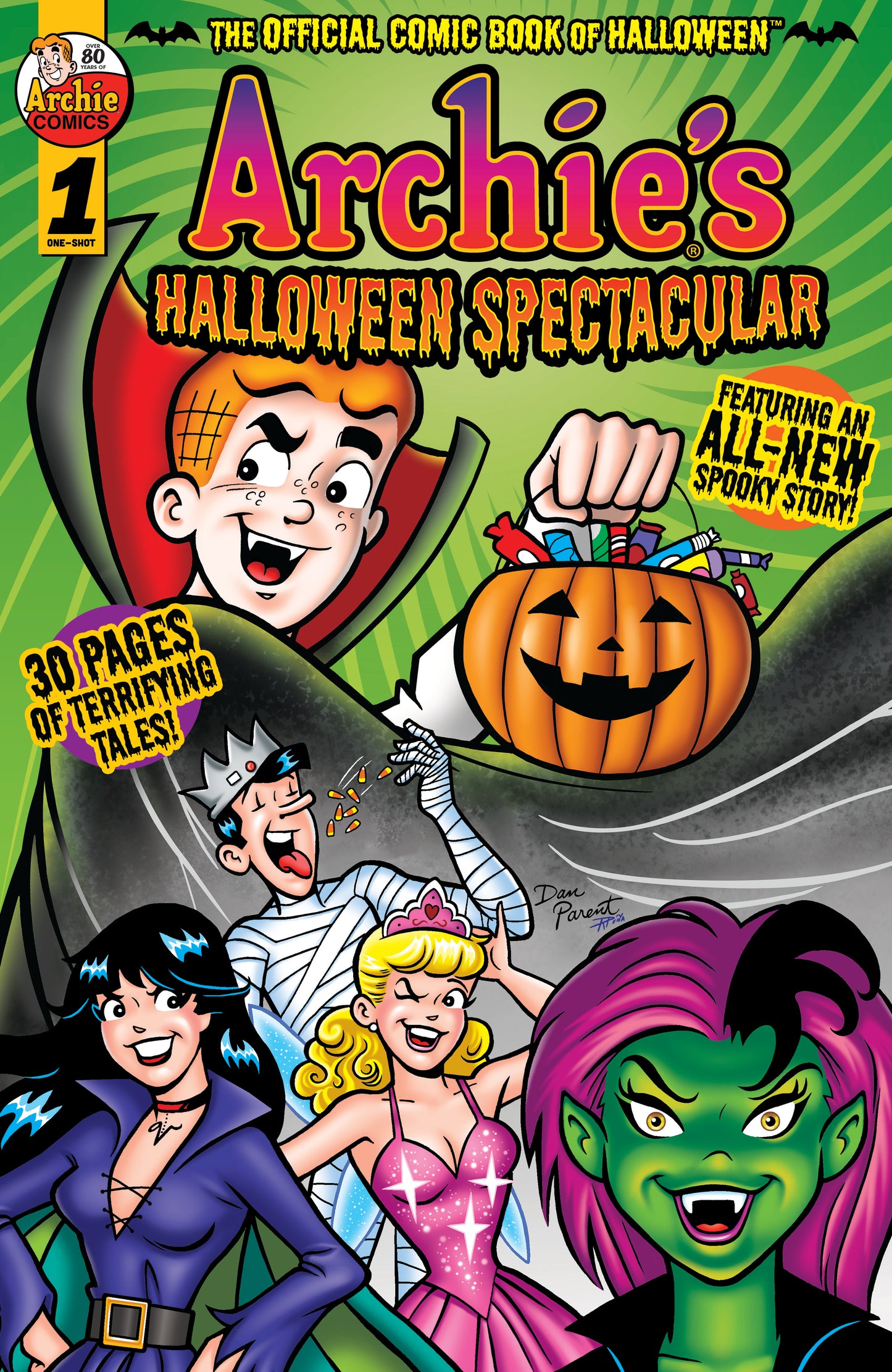 ARCHIES HALLOWEEN SPECTACULAR #1 (ONE SHOT) CVR A DAN PARENT ROSARIO TITO PENA