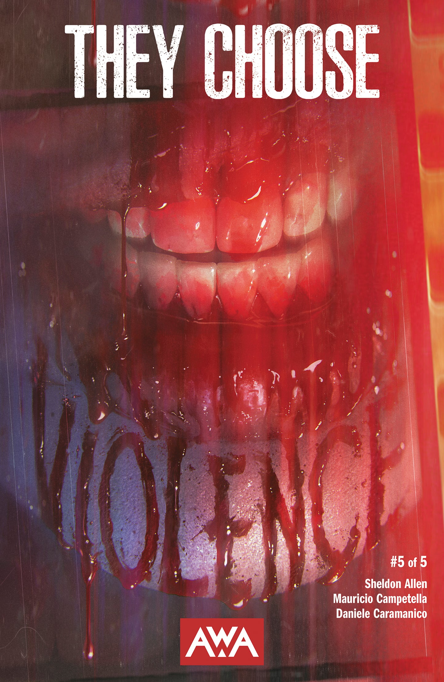 THEY CHOOSE VIOLENCE #5 (OF 5) CVR A RAHZZAH (MR)