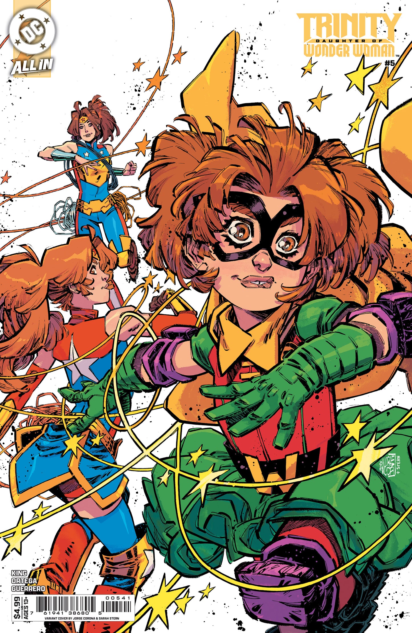 TRINITY DAUGHTER OF WONDER WOMAN #5 (OF 6) CVR D JORGE CORONA CARD STOCK VAR