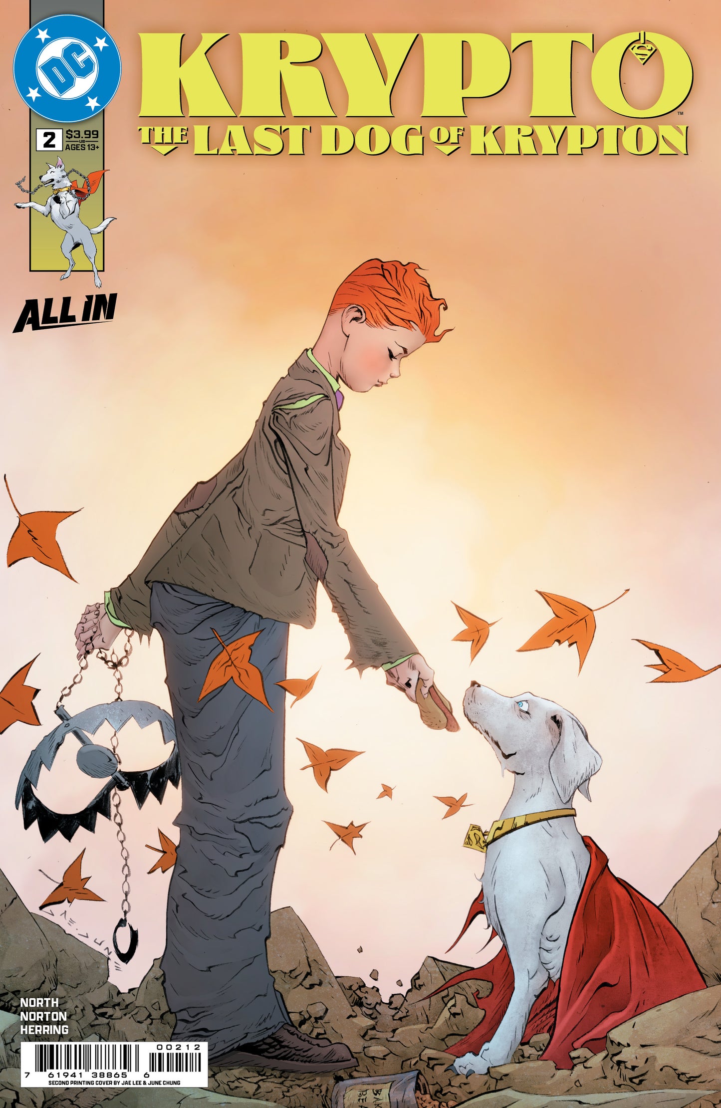 KRYPTO THE LAST DOG OF KRYPTON #2 (OF 5) Second Printing