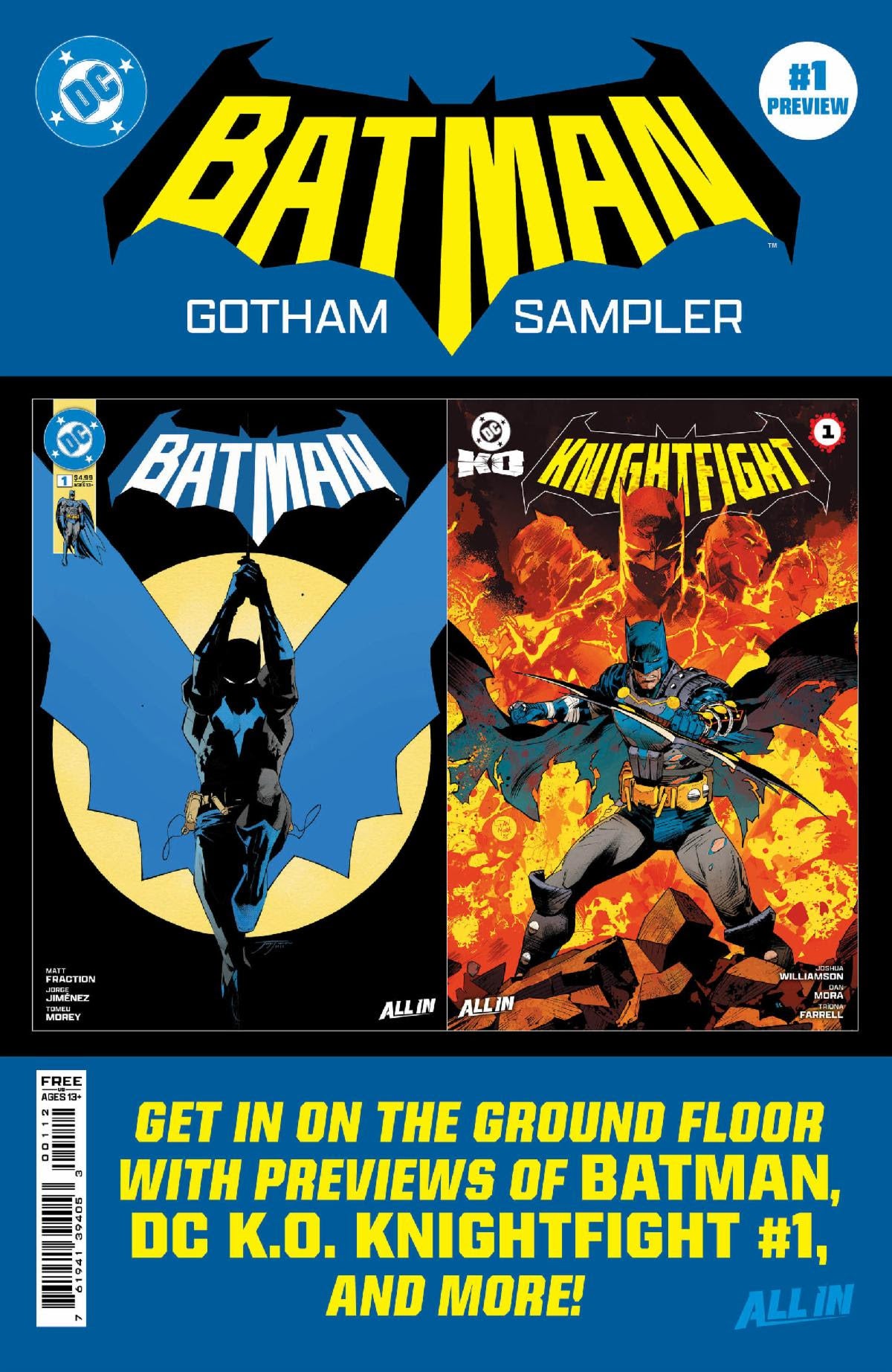 BATMAN DAY 2025 - BATMAN GOTHAM SAMPLER Second Printing