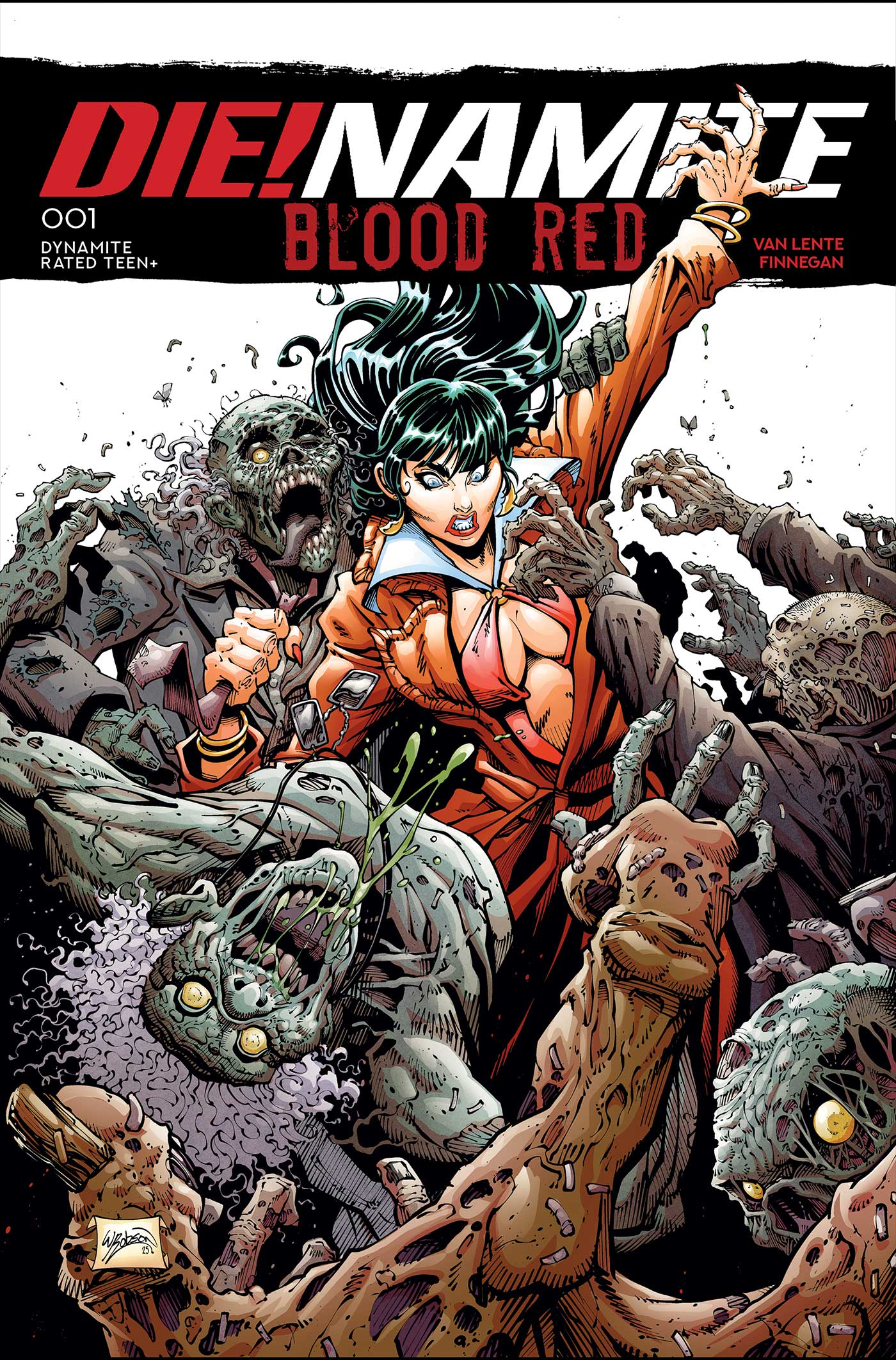 DIE!NAMITE BLOOD RED #1 CVR D WILL ROBSON VAR