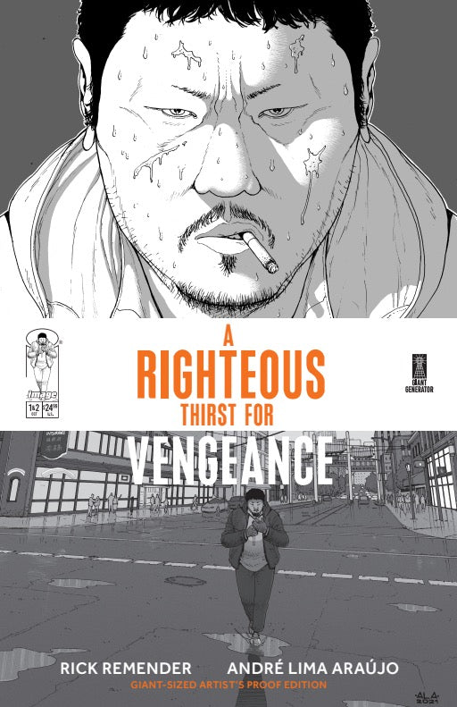 RIGHTEOUS THIRST FOR VENGEANCE GIANT SIZED ARTISTS PROOF EDITION #1 (MR)