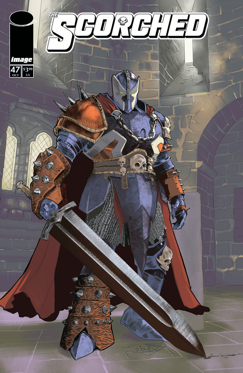 SPAWN SCORCHED #47 CVR B THADDEUS ROBECK VAR