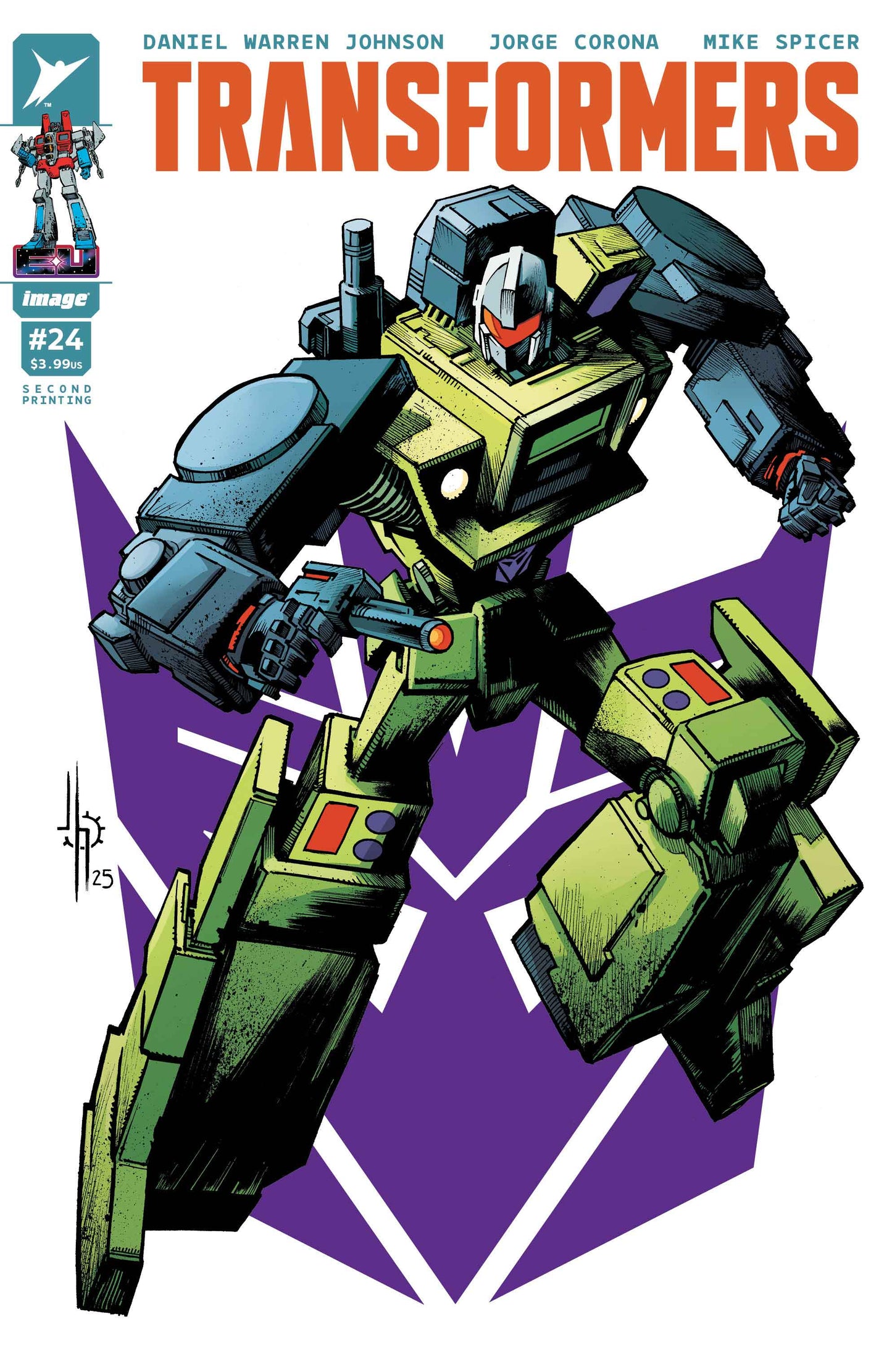 TRANSFORMERS #24 2ND PTG CVR A JASON HOWARD DECEPTICON
