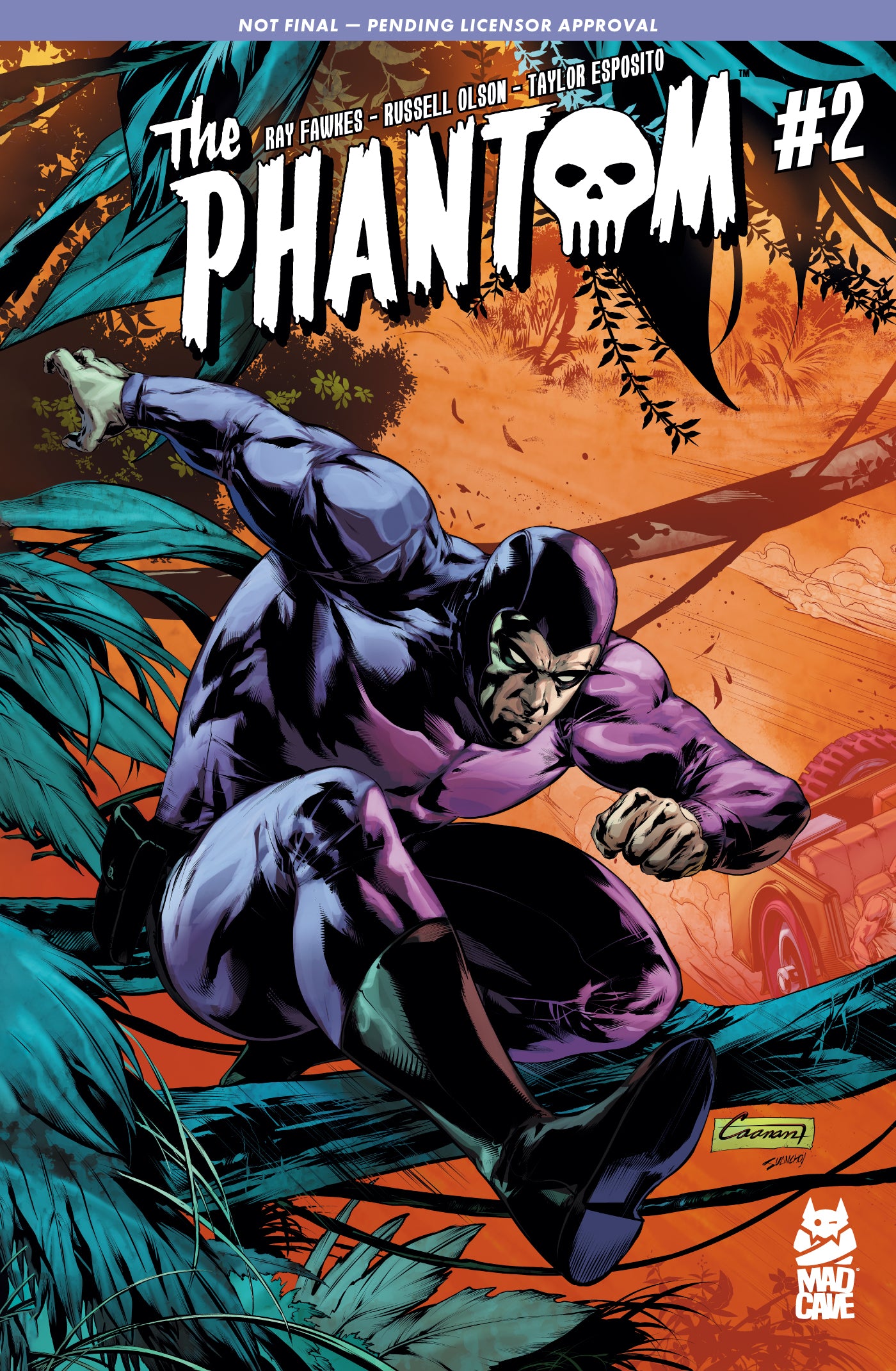 PHANTOM #2 CVR B CAANAN WHITE SEQUENTIAL BATTLE SCENE VAR