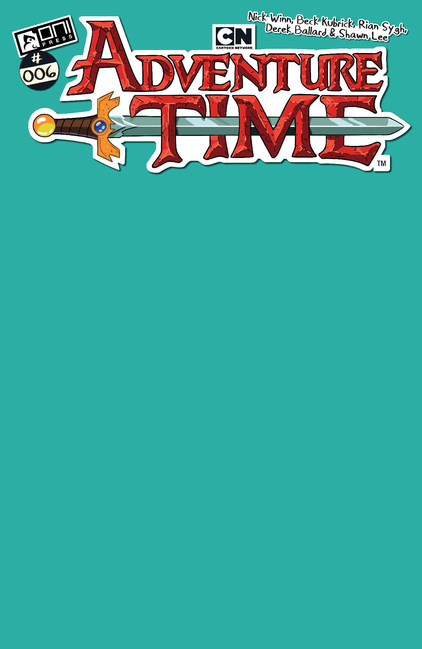 ADVENTURE TIME (2025) #6 CVR C BMO TEAL BLANK SKETCH VAR