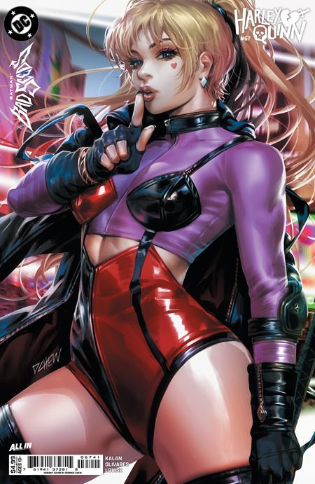 HARLEY QUINN #67 CVR D DERRICK CHEW CARD STOCK VAR (BATMAN BAD SEEDS)