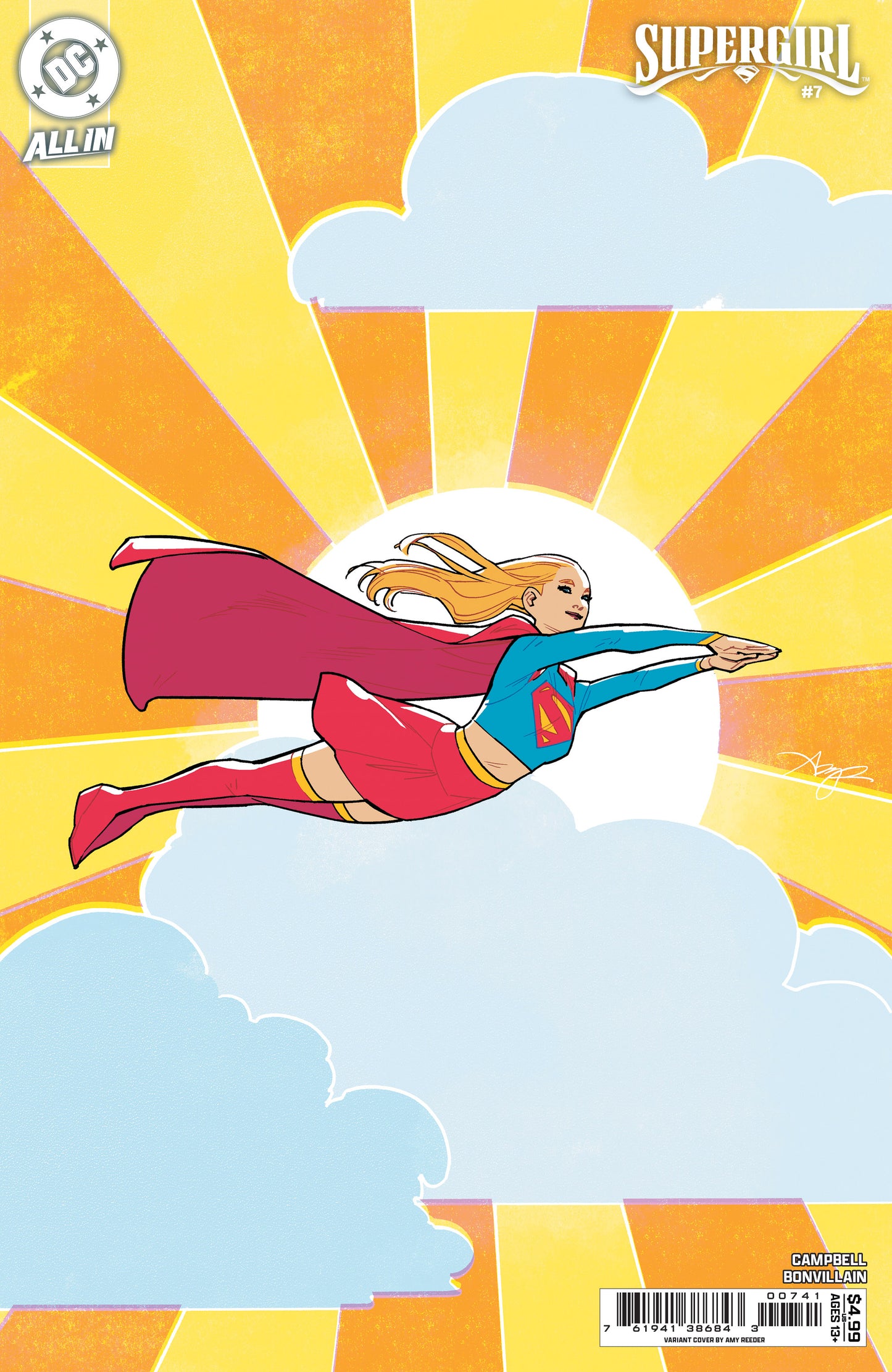 SUPERGIRL #7 CVR C AMY REEDER CARD STOCK VAR