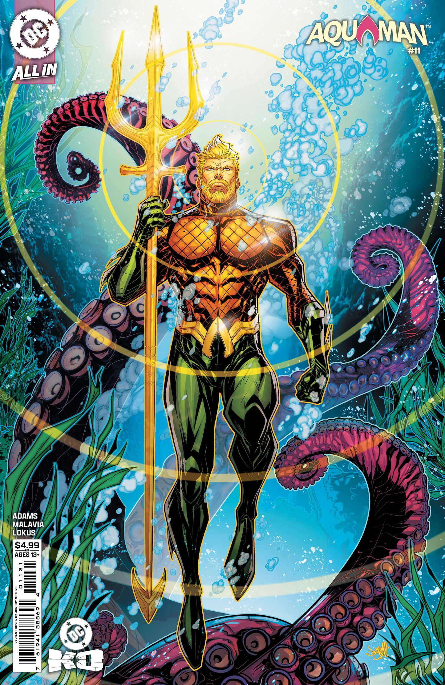 AQUAMAN #11 CVR B JONBOY MEYERS CARD STOCK VAR