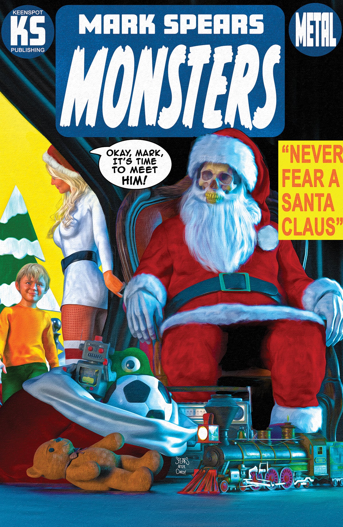 MARK SPEARS MONSTERS #4 Second Printing Cvr B Mark Spears Witching Hour Homage Metal Var