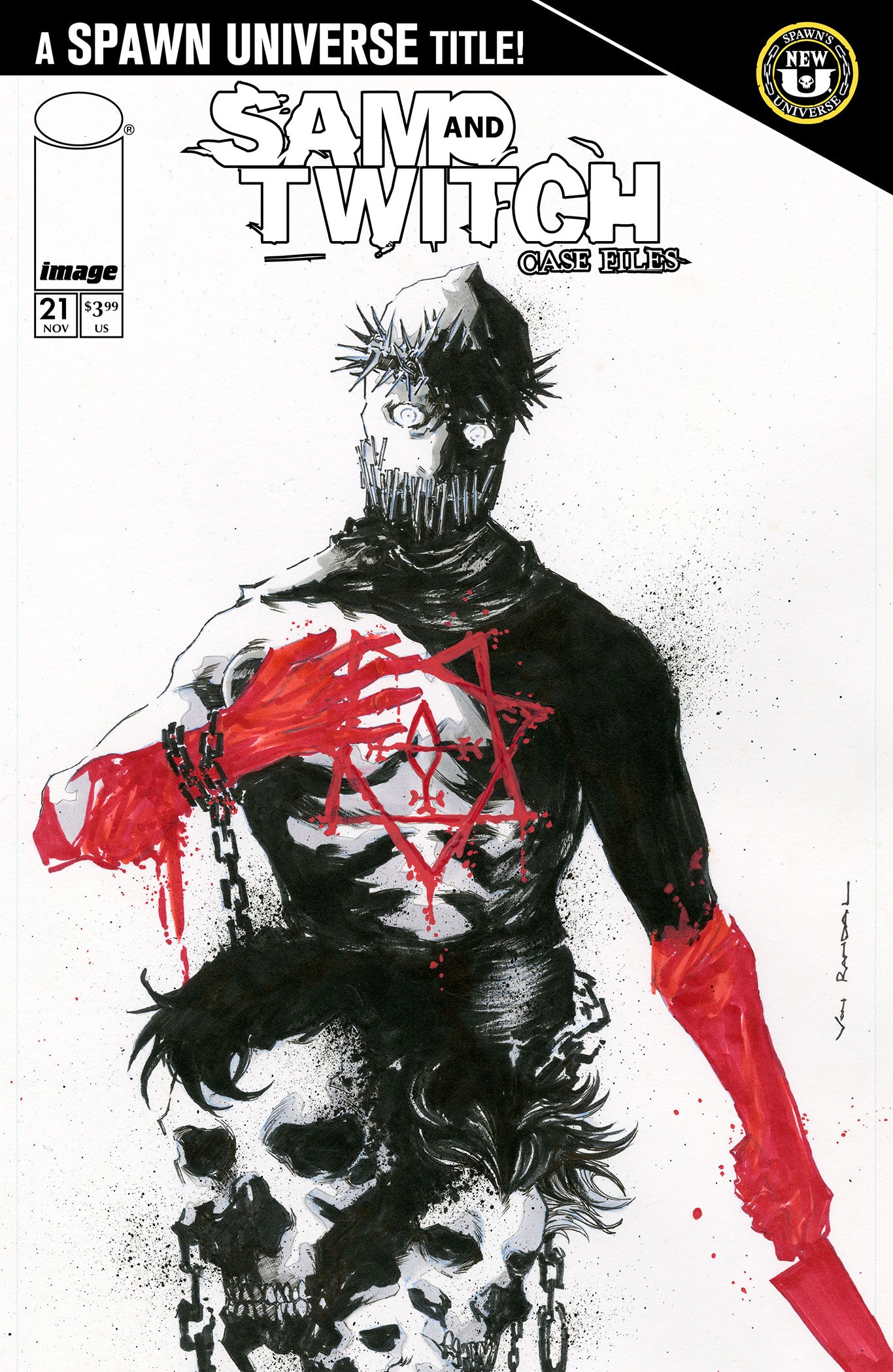 SPAWN SAM AND TWITCH CASE FILES #21 CVR A VON RANDAL