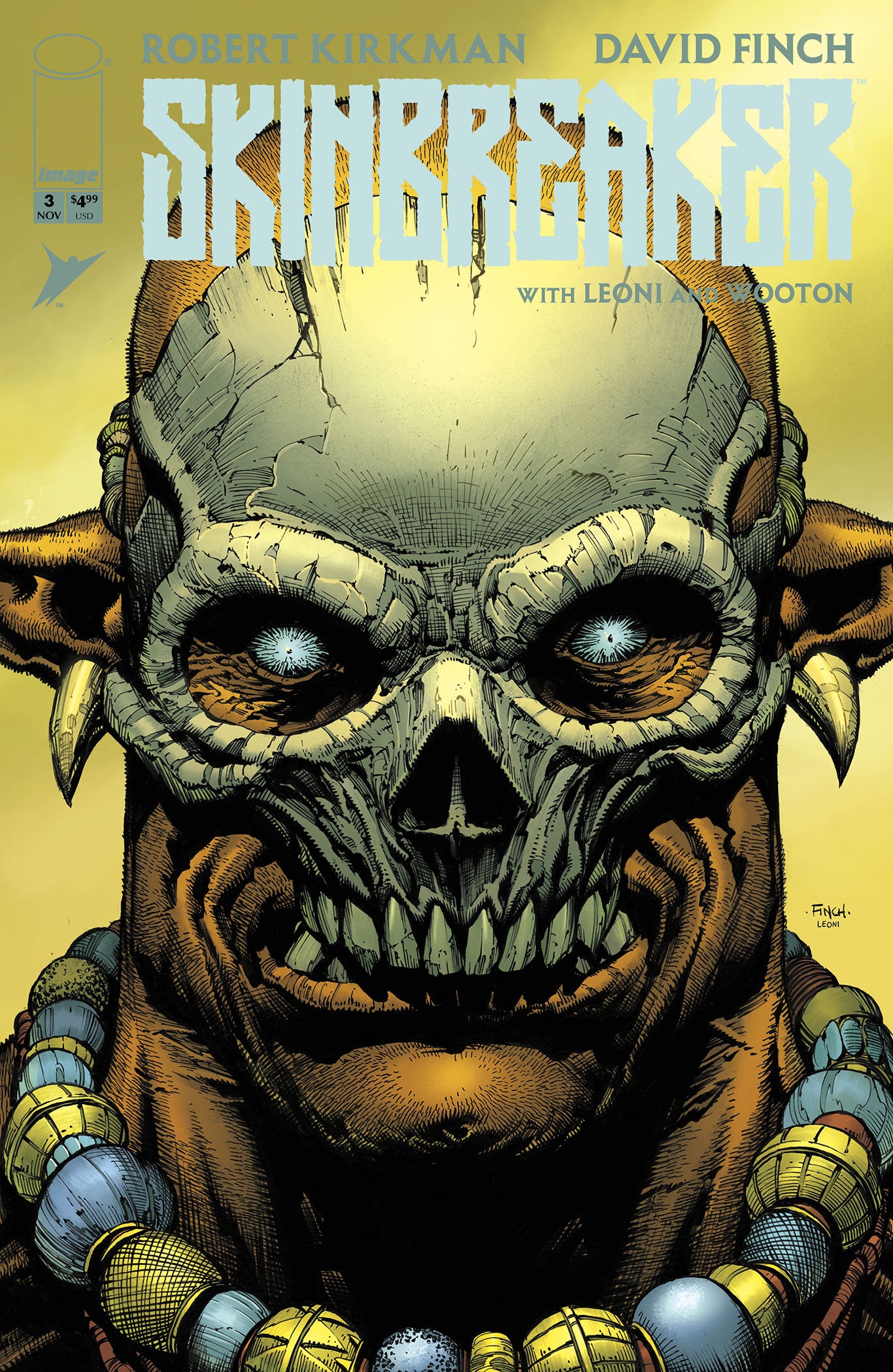 SKINBREAKER #3 CVR B DAVID FINCH PORTRAIT VAR