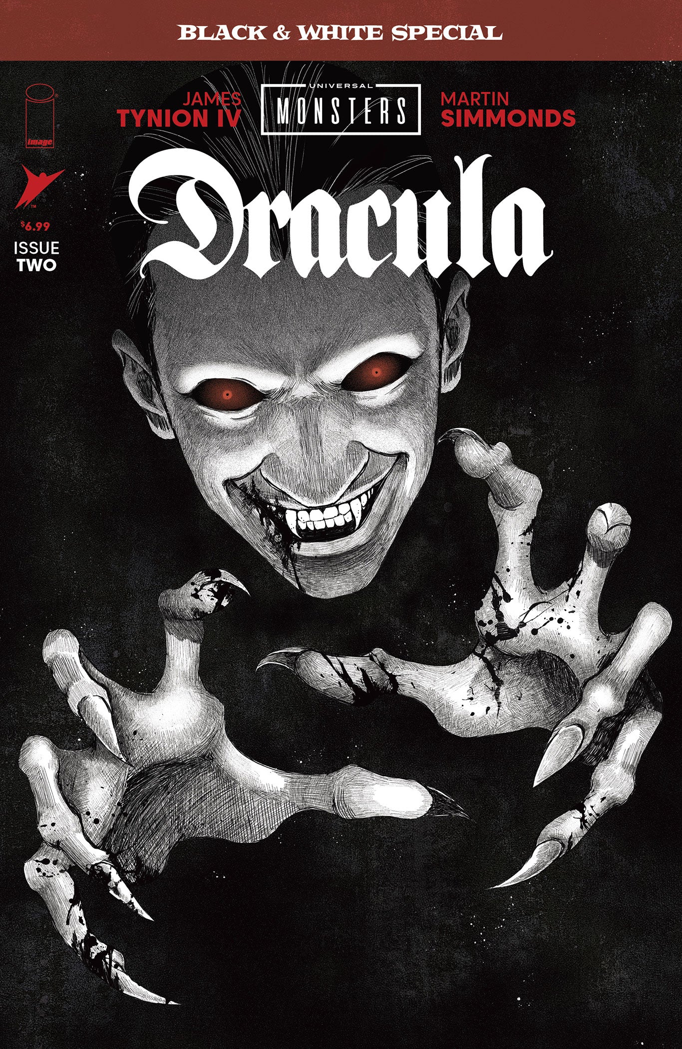 UNIVERSAL MONSTERS DRACULA BLACK & WHITE SPECIAL #2 (OF 2) CVR B ANWITA CITRIYA VAR