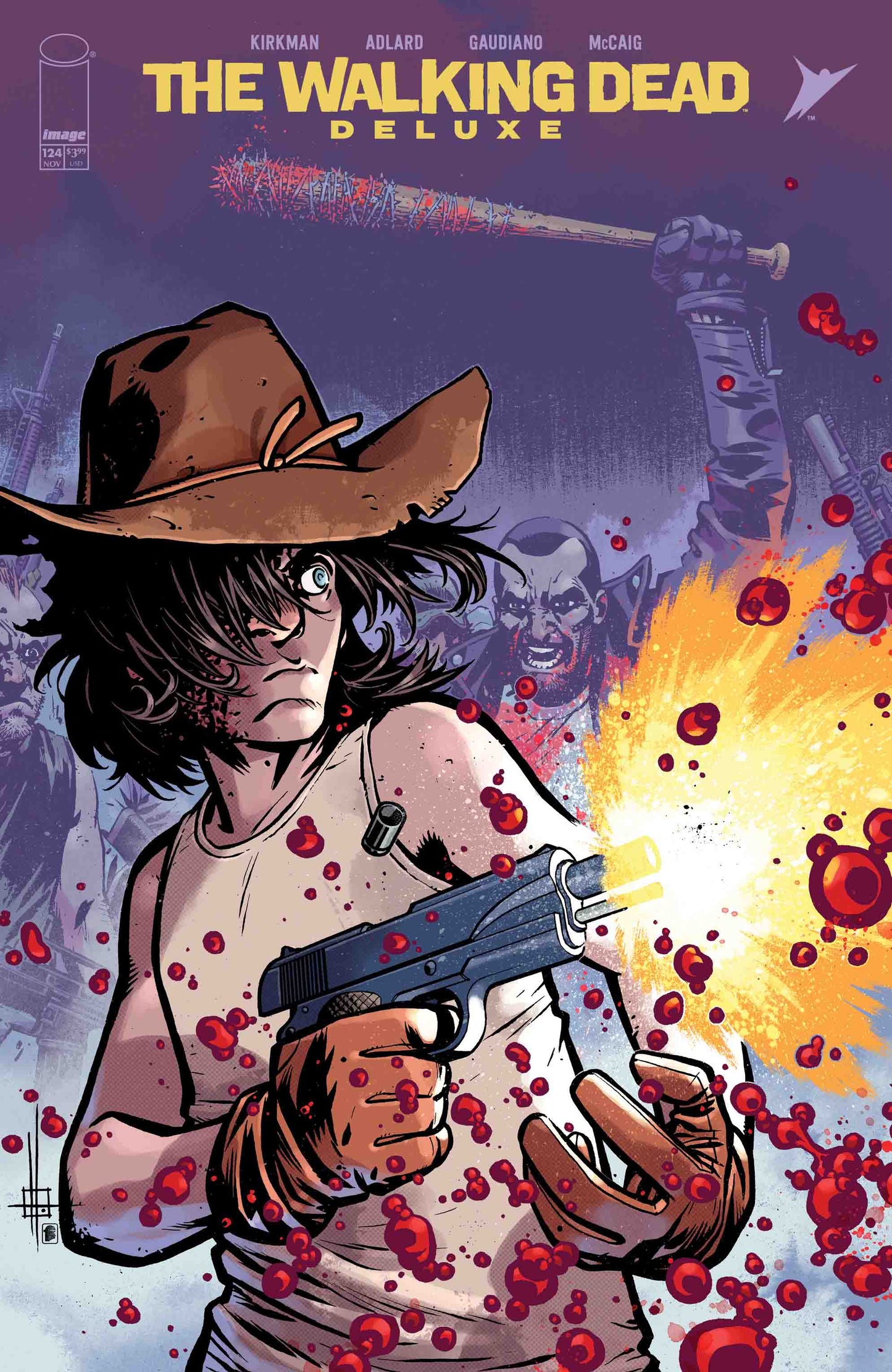 WALKING DEAD DELUXE #124 CVR C ZACH HOWARD & NELSON DANIEL CONNECTING VAR (MR)