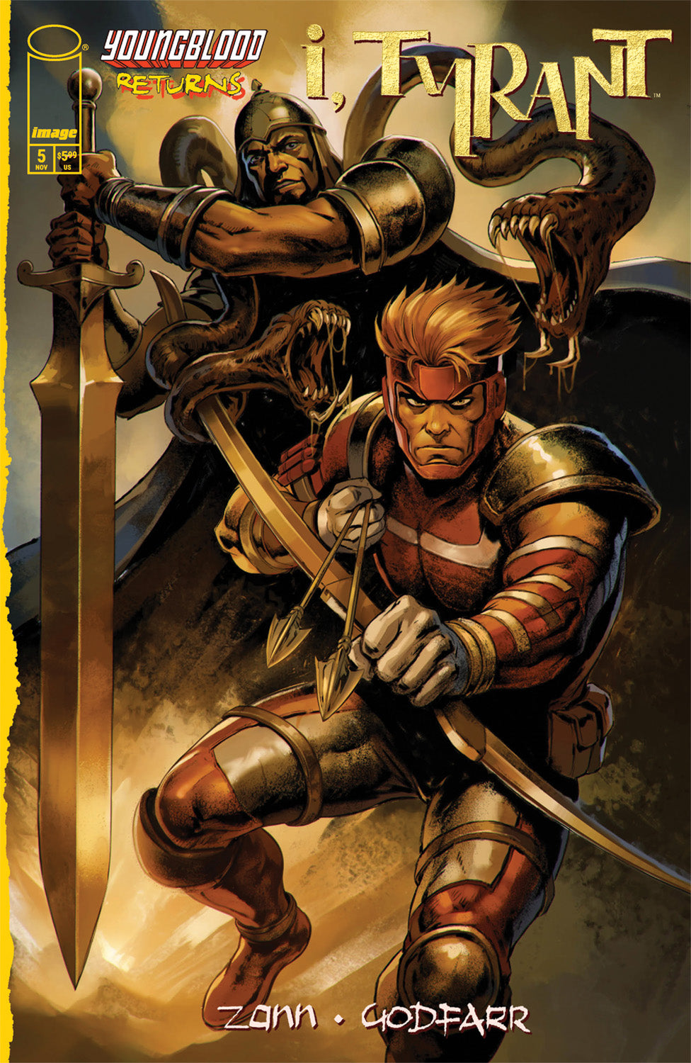I TYRANT #5 CVR D GODFARR YOUNGBLOOD TEAM UP VAR (MR)