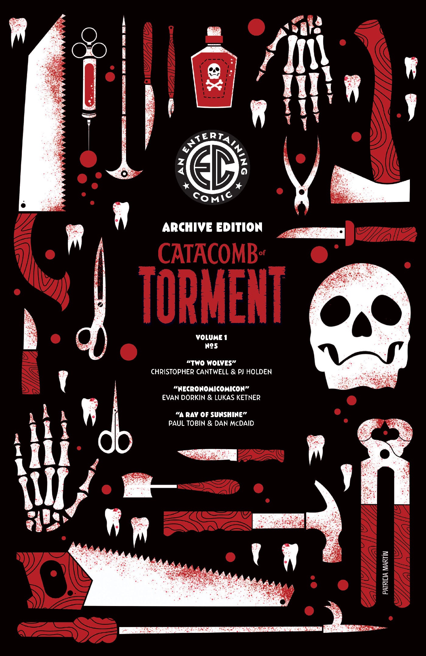 EC CATACOMB OF TORMENT #5 CVR E INC 1:50 PATRICIA MARTIN EC ARCHIVE EDITION COVER