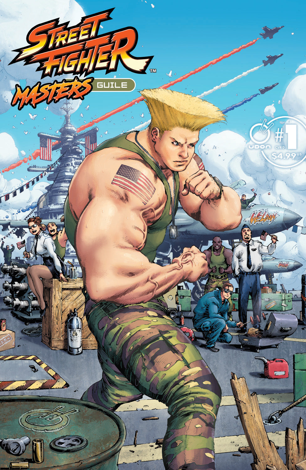 STREET FIGHTER MASTERS GUILE #1 (ONE SHOT) CVR D INC 1:5 MATTHEW WELDON VAR