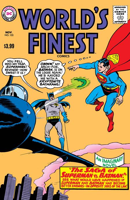 WORLDS FINEST COMICS #153 FACSIMILE EDITION CVR A CURT SWAN