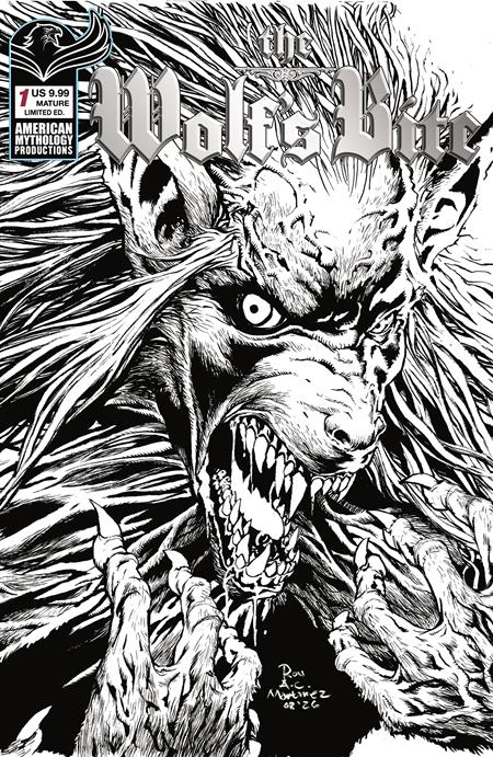WOLFS BITE #1 (ONE SHOT) CVR C ROY ALLAN MARTINEZ B&W LIMITED EDITION VAR (MR) Limited to 350 copies Allocations may occur