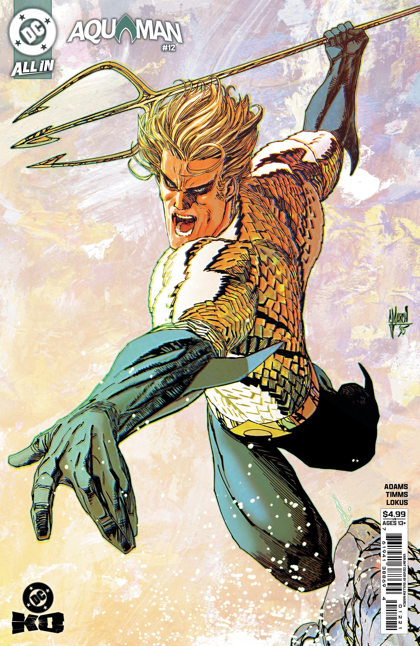 AQUAMAN #12 CVR B GUILLEM MARCH CARD STOCK VAR (DC K.O.)