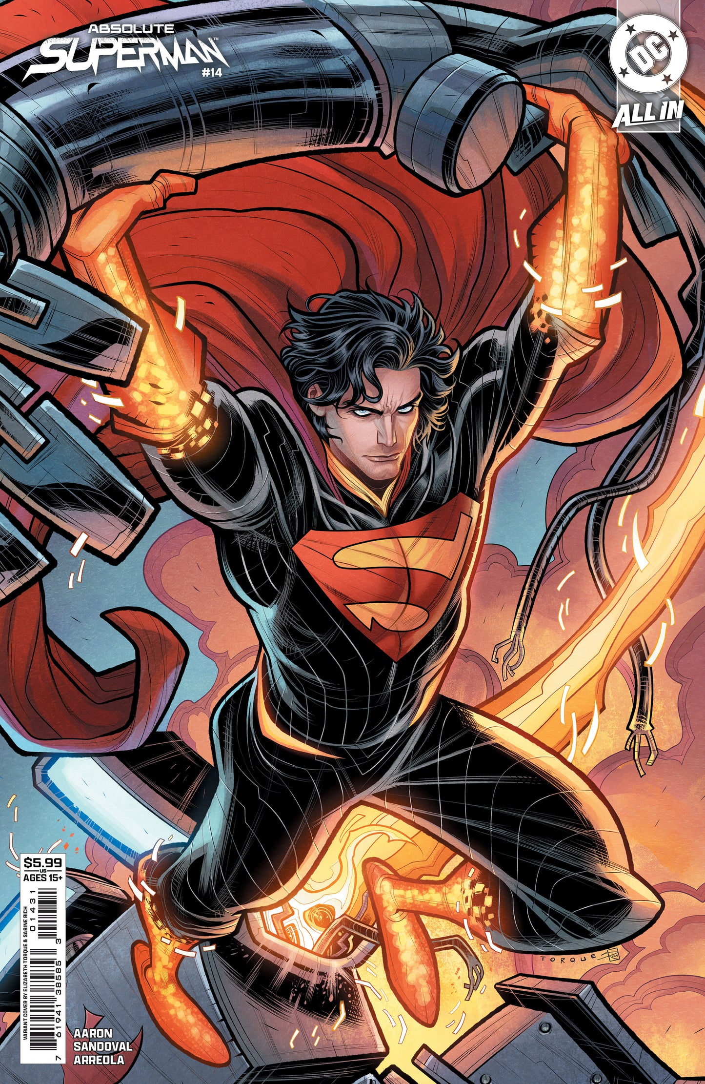 ABSOLUTE SUPERMAN #14 CVR C ELIZABETH TORQUE CARD STOCK VAR