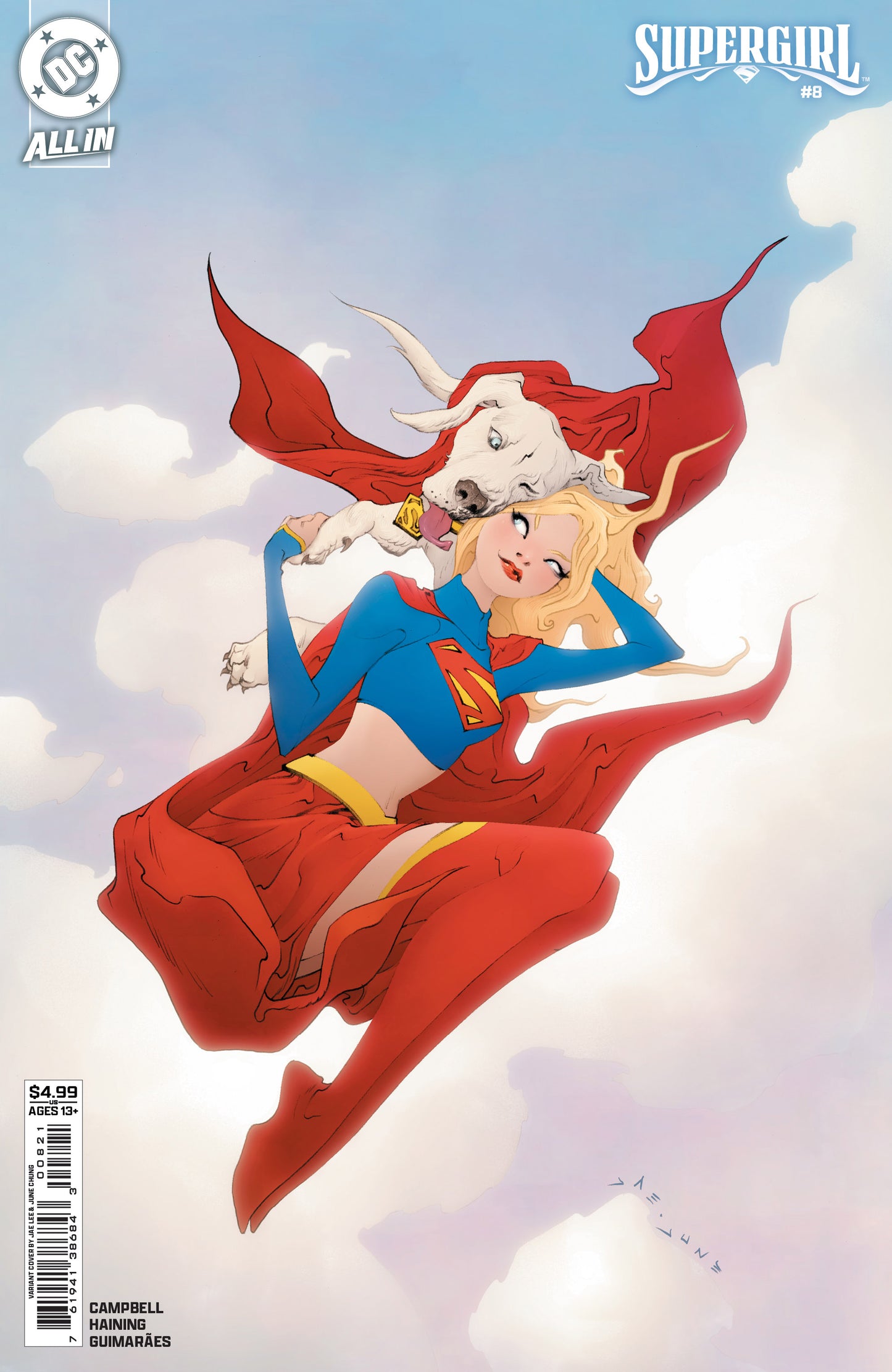 SUPERGIRL #8 CVR B JAE LEE CARD STOCK VAR