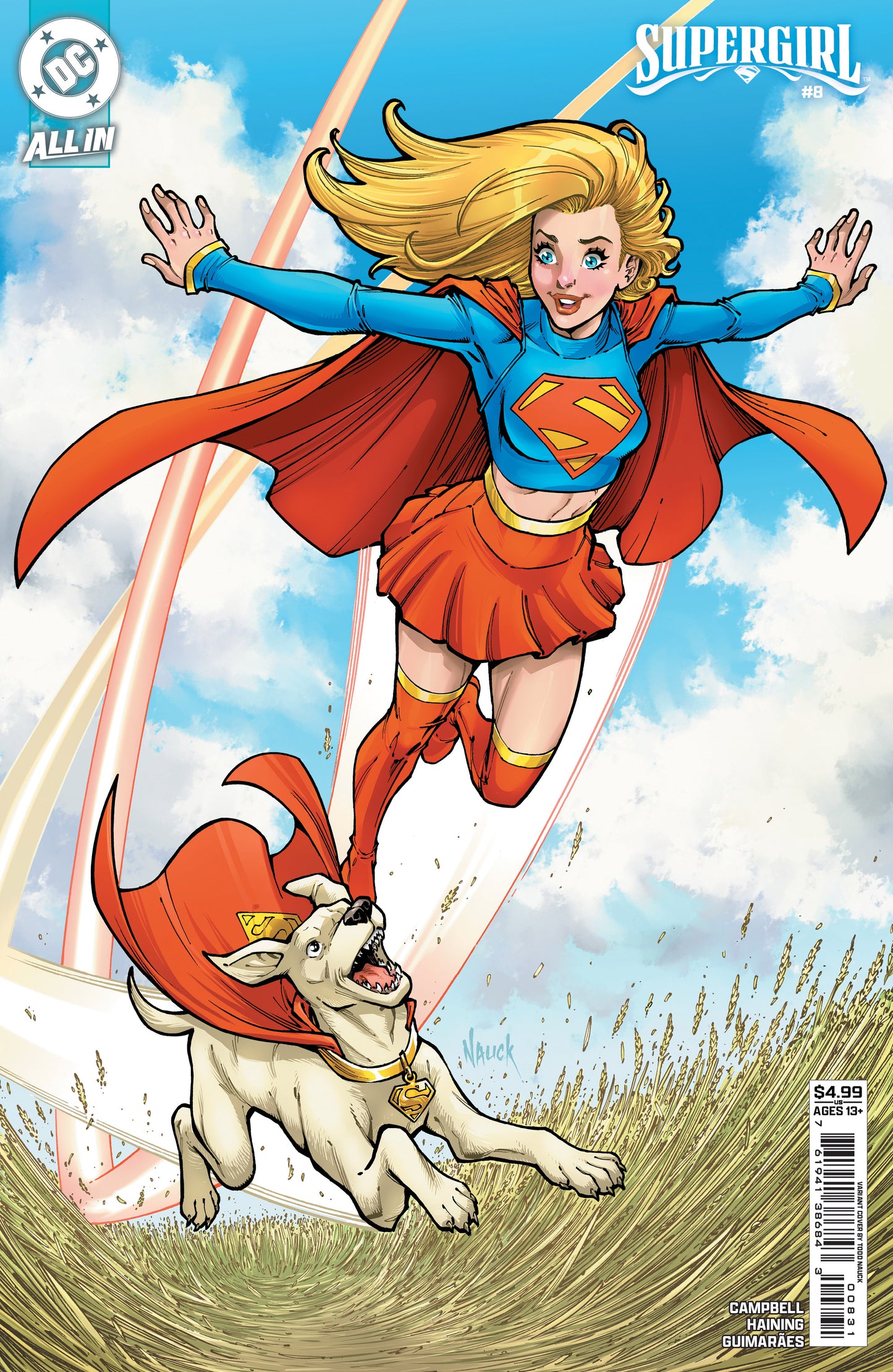 SUPERGIRL #8 CVR C TODD NAUCK CARD STOCK VAR