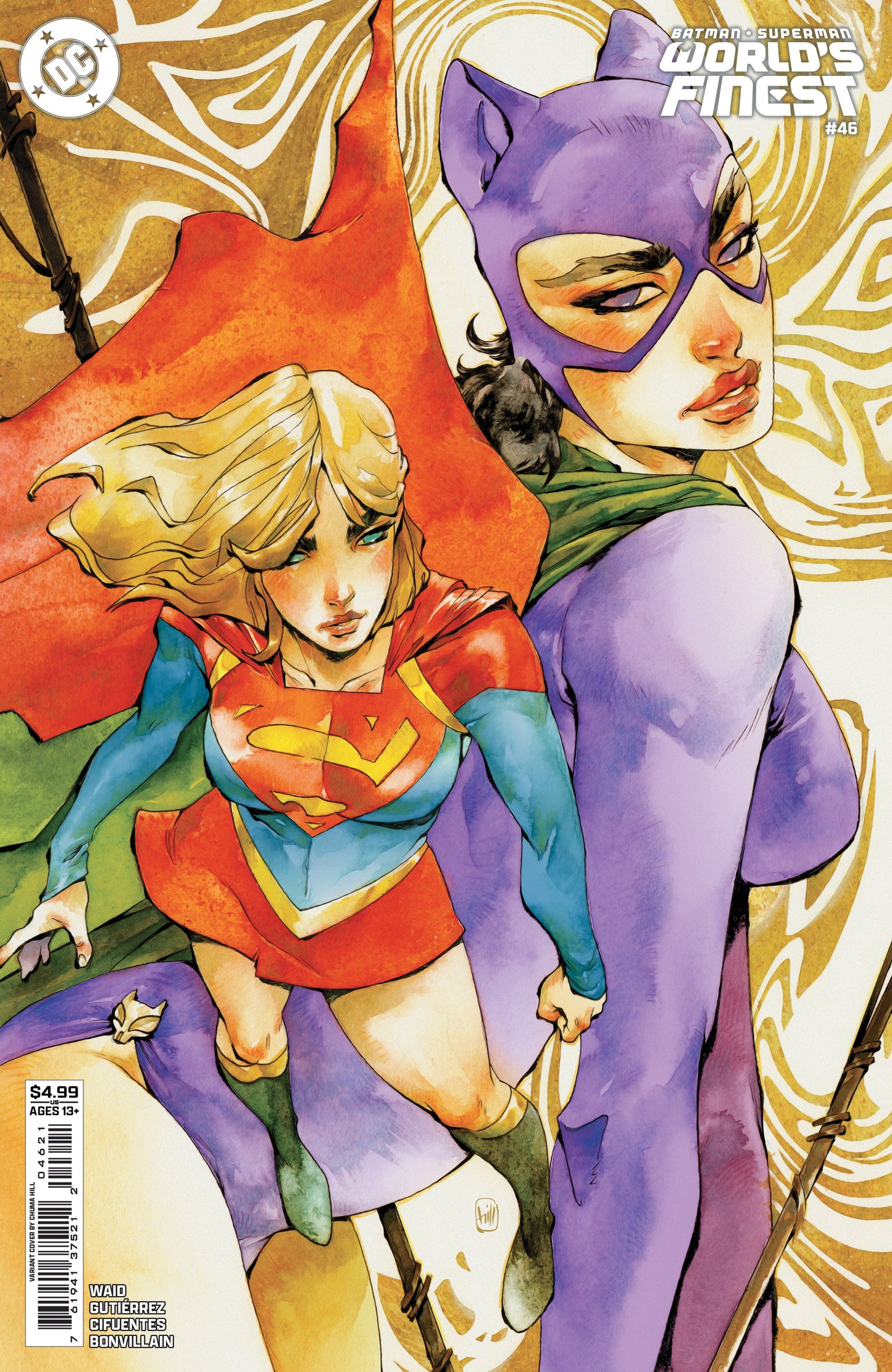 BATMAN SUPERMAN WORLDS FINEST #46 CVR B CHUMA HILL CARD STOCK VAR
