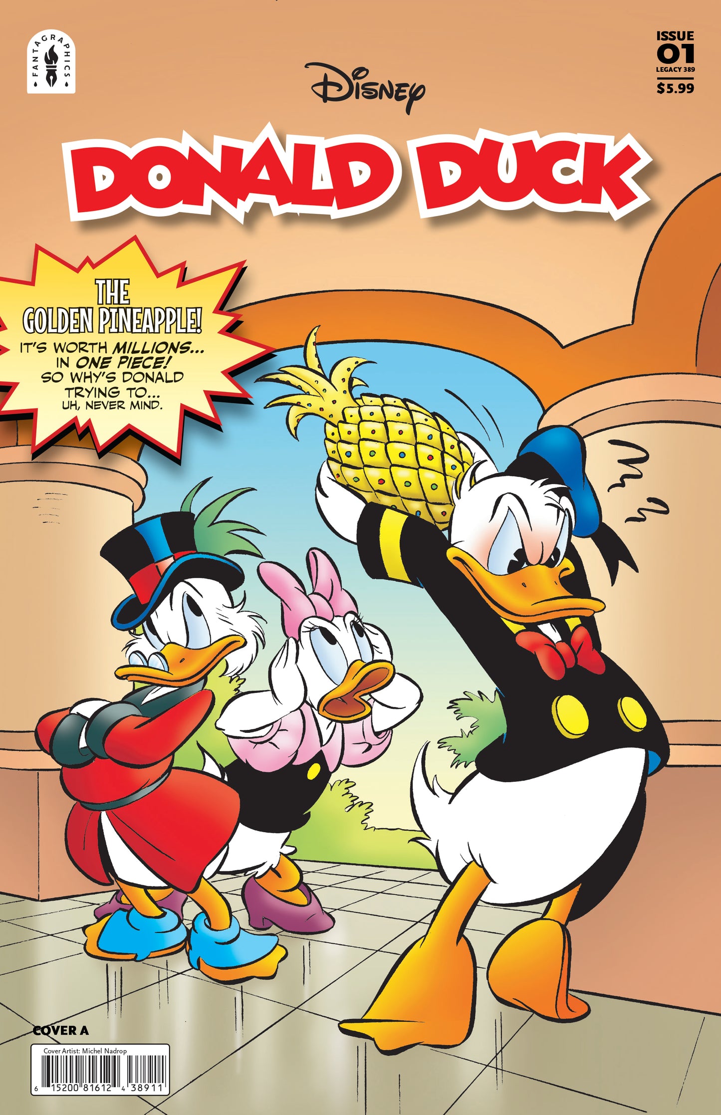 DONALD DUCK LEGACY #389 THE GOLDEN PINEAPPLE CVR A MICHEL NADORP