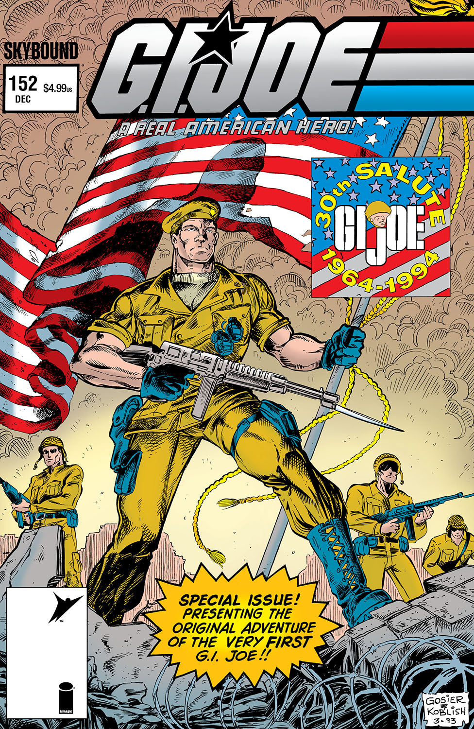 GI JOE A REAL AMERICAN HERO #152 HAMA FILES EDITION CVR C PHIL GOSIER & SCOTT KOBLISH FOIL VAR