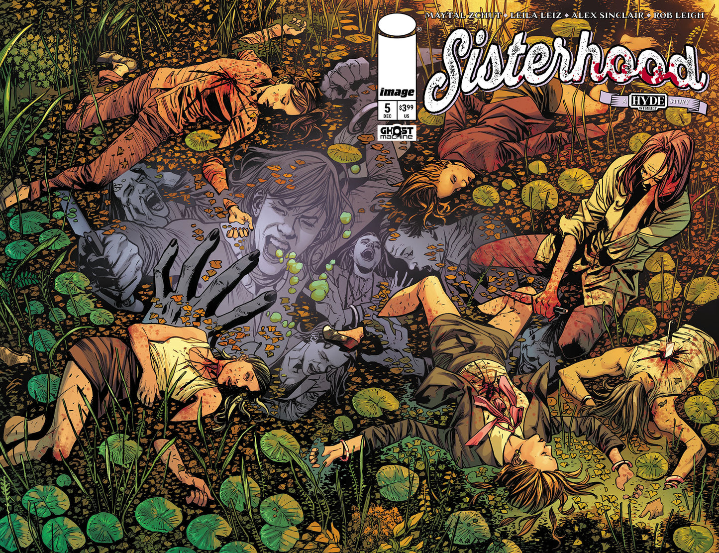 SISTERHOOD A HYDE STREET STORY #5 (OF 5) CVR B BRYAN HITCH & BRAD ANDERSON WRAPAROUND VAR