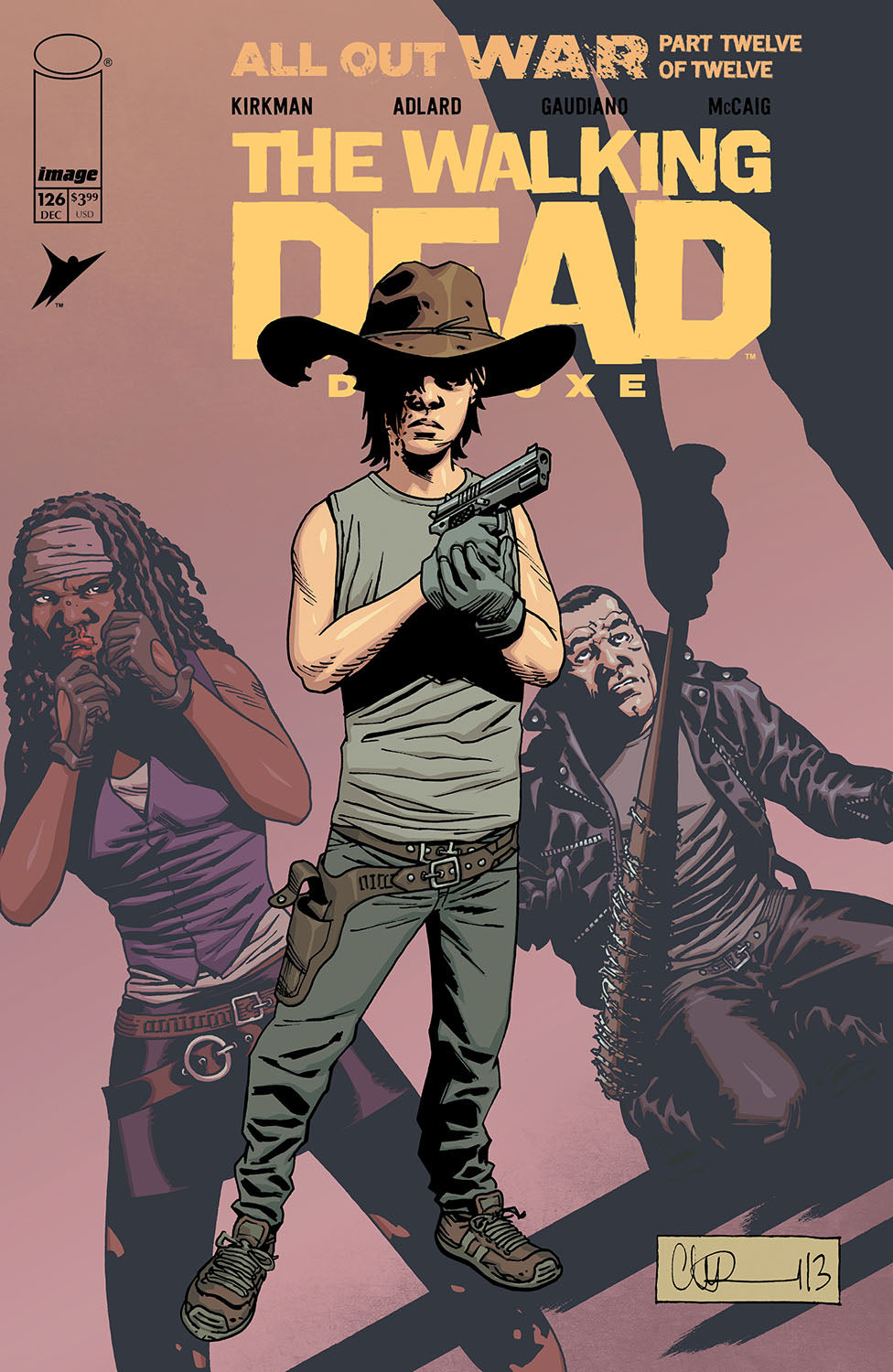 WALKING DEAD DELUXE #126 CVR B CHARLIE ADLARD & DAVE MCCAIG VAR (MR)