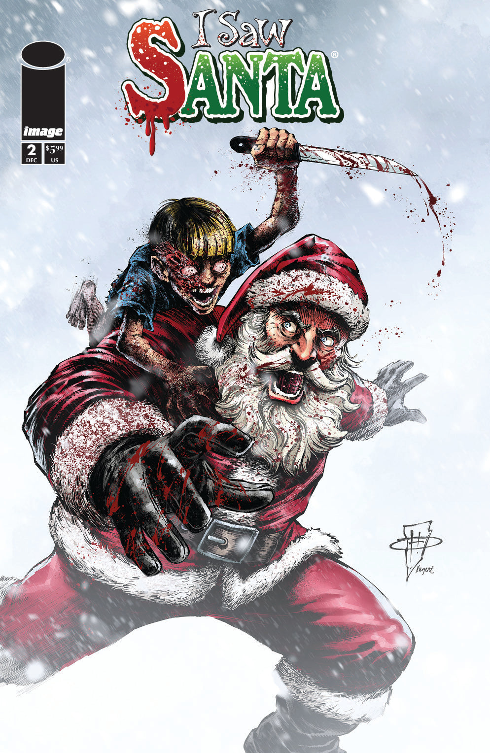 I SAW SANTA A SPAWN UNIVERSE CHRISTMAS STORY #2 (OF 2) CVR C DANIEL HENRIQUES VAR