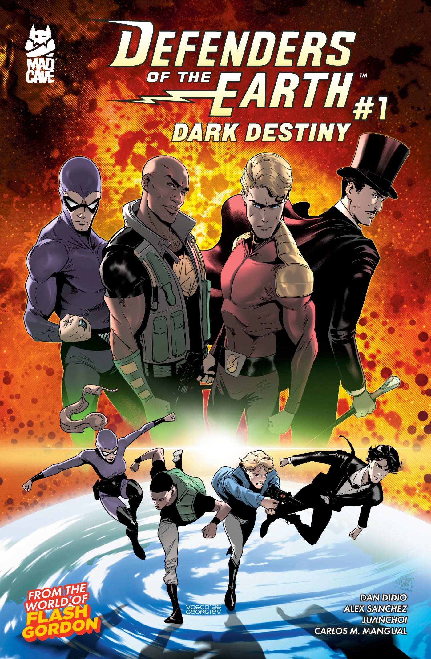 DEFENDERS OF THE EARTH DARK DESTINY #1 (OF 4) CVR B VASCO GEORGIEV VAR