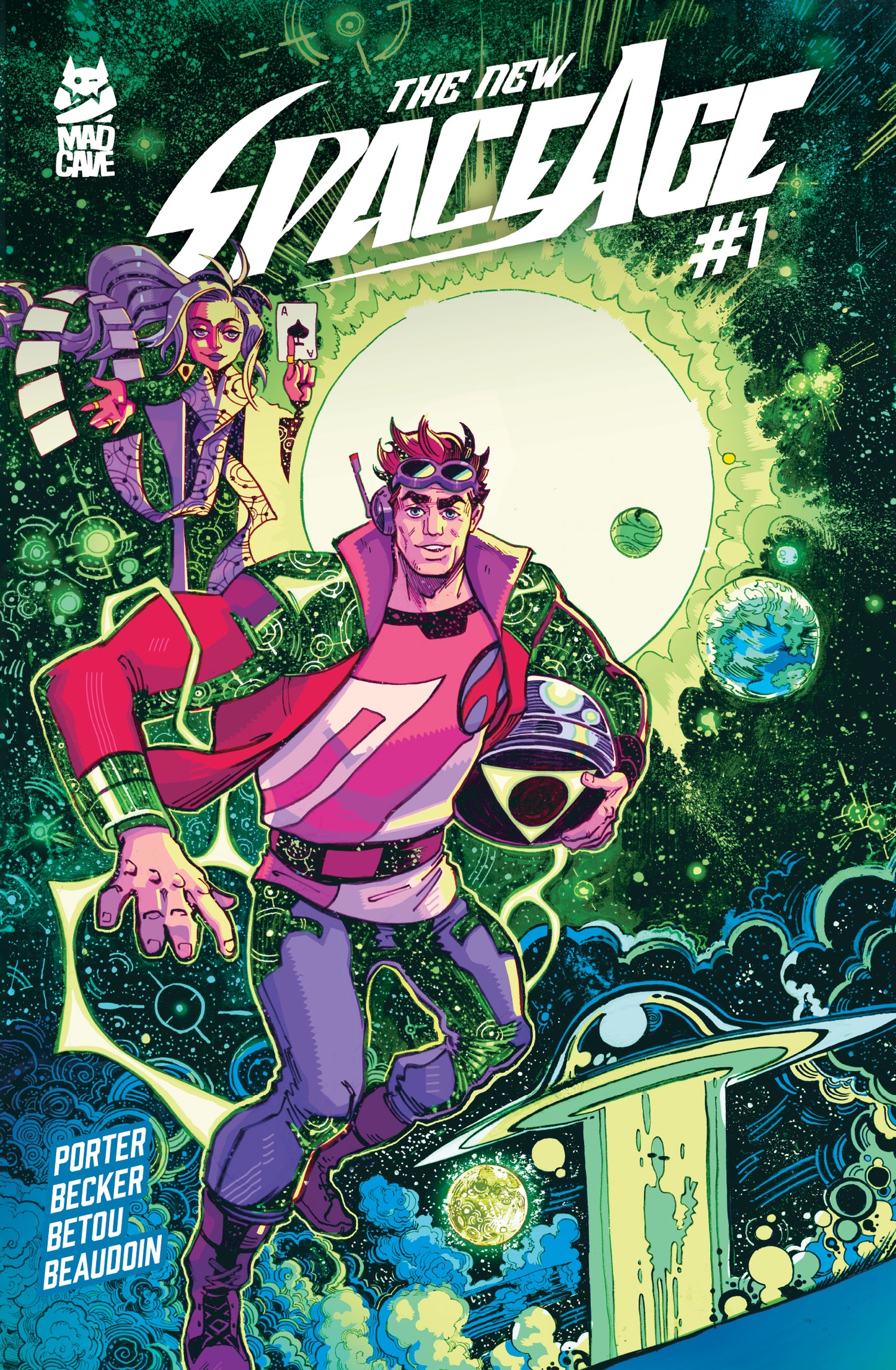 NEW SPACE AGE #1 (OF 5) CVR A MIKE BECKER