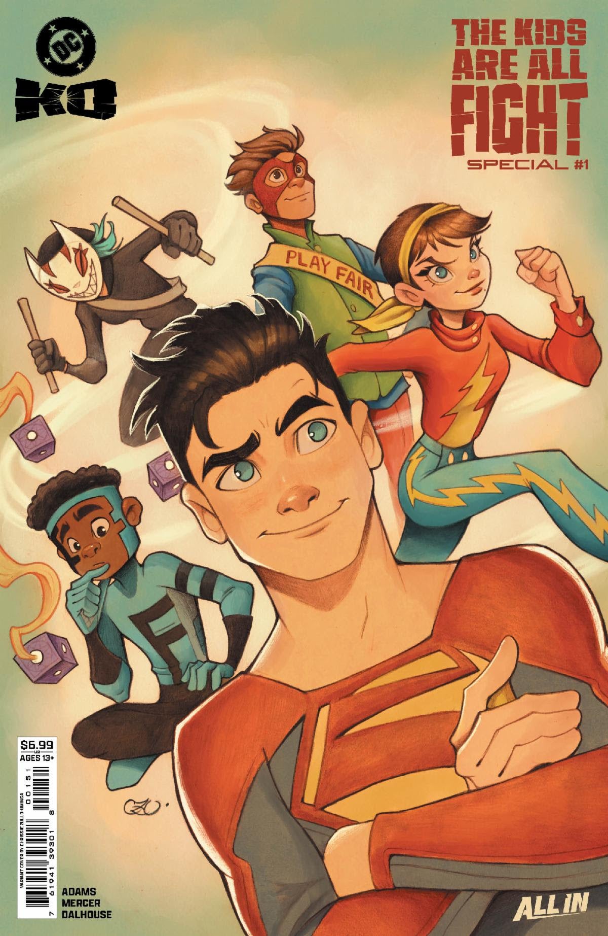 DC K.O. THE KIDS ARE ALL FIGHT SPECIAL #1 (ONE SHOT) CVR B CHRISSIE ZULLO-UMINGA CARD STOCK VAR