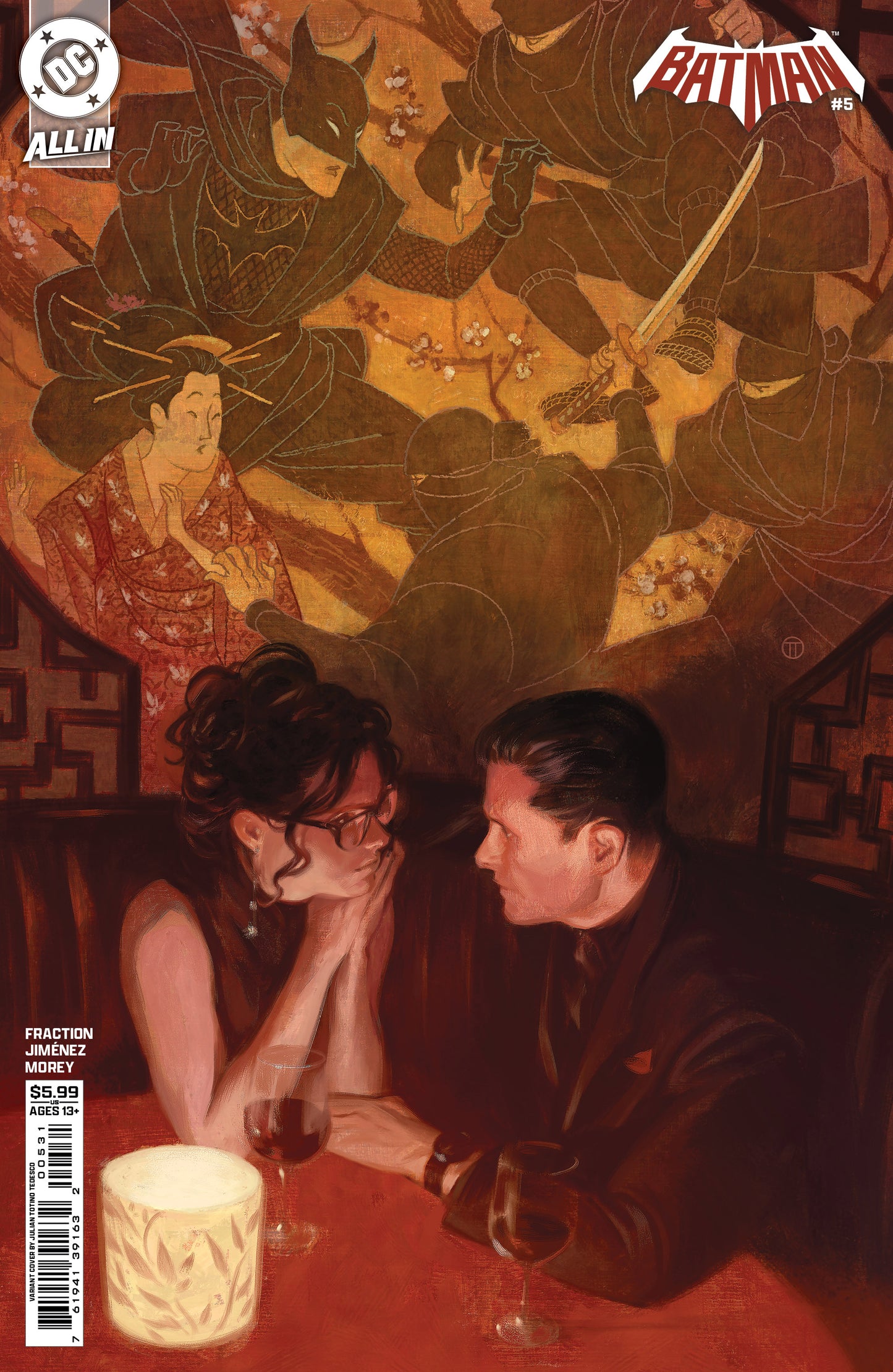 BATMAN #5 CVR C JULIAN TOTINO TEDESCO CARD STOCK VAR