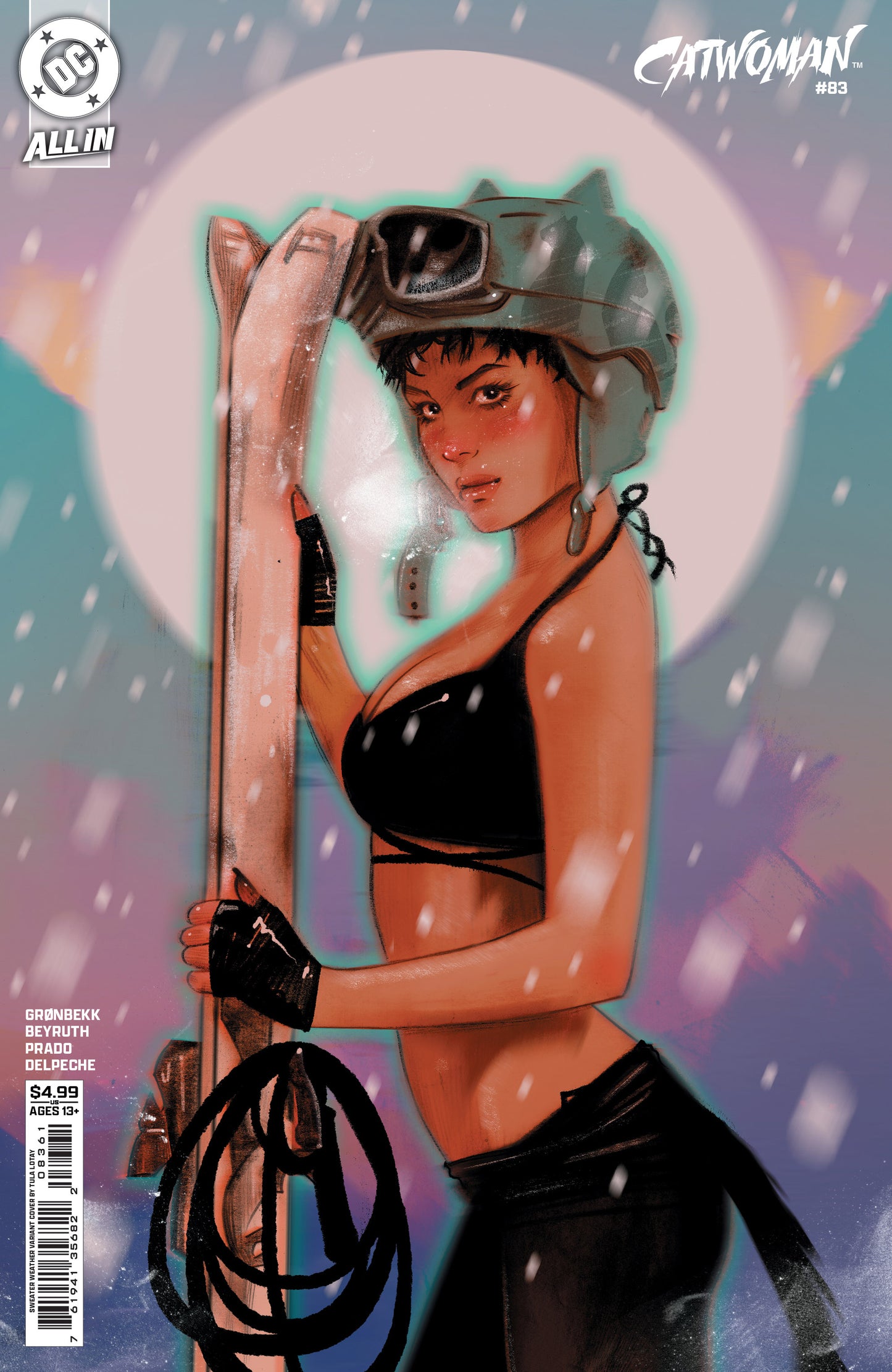 CATWOMAN #83 CVR E TULA LOTAY SWEATER WEATHER CARD STOCK VAR
