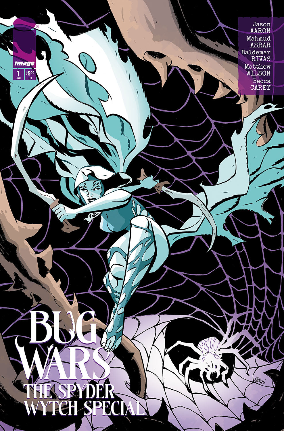 BUG WARS THE SPYDER WYTCH SPECIAL (ONE SHOT) CVR D MICHAEL AVON OEMING VAR (MR)