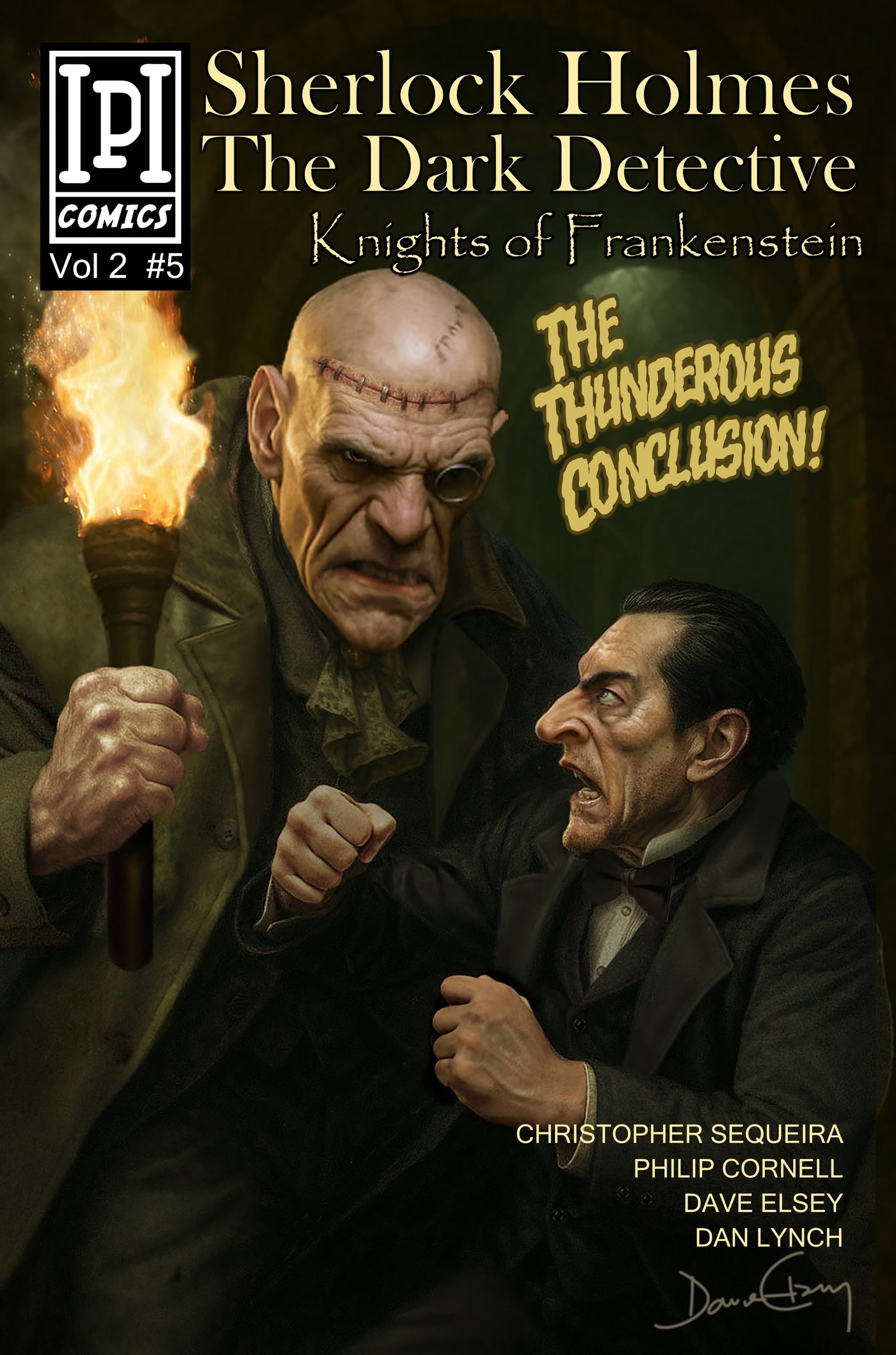 SHERLOCK HOLMES DARK DETECTIVE VOL 02 KNIGHTS OF FRANKENSTEIN #5 (MR)