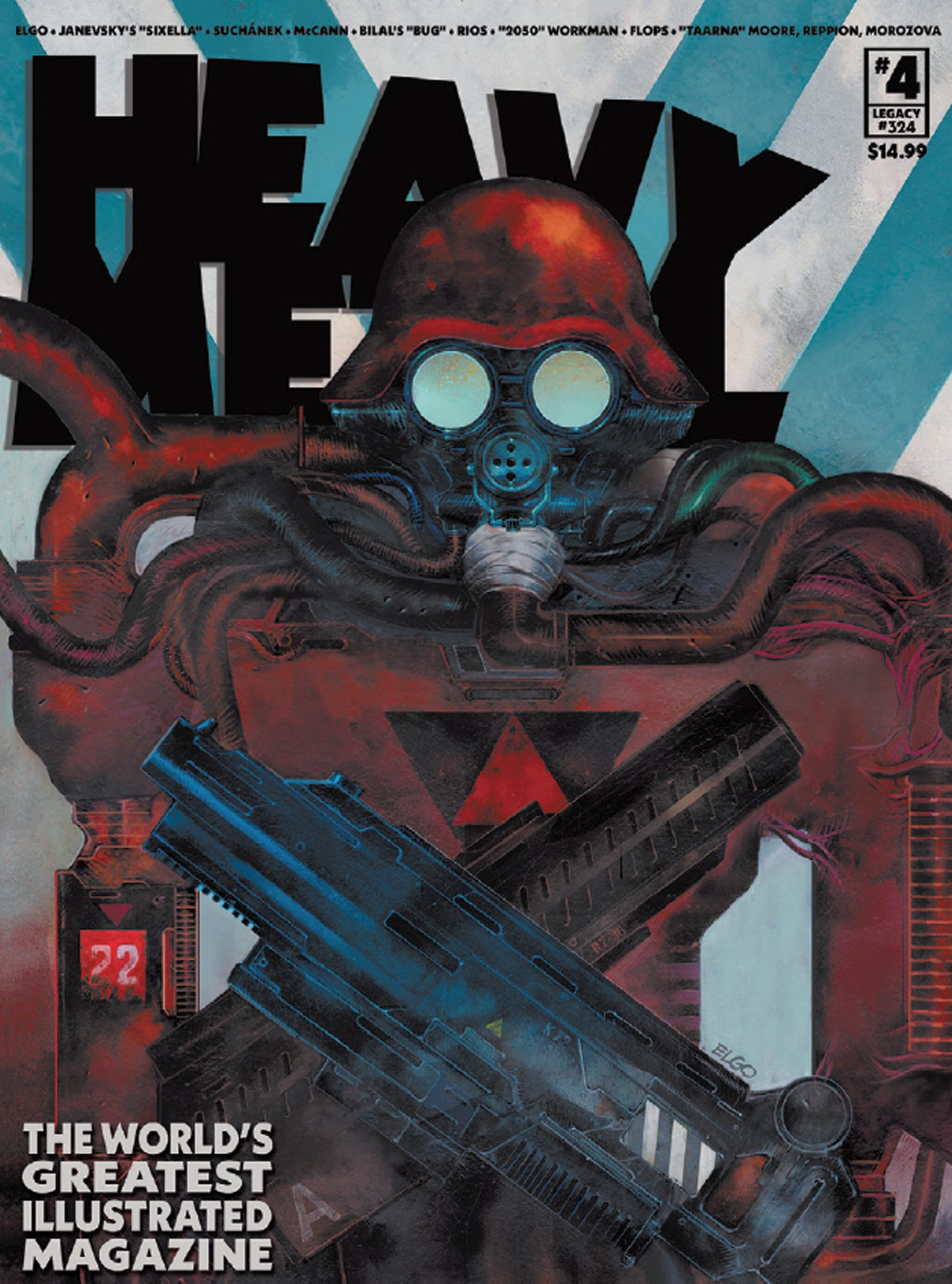 HEAVY METAL MAGAZINE #4 CVR B ELGO VAR (MR)