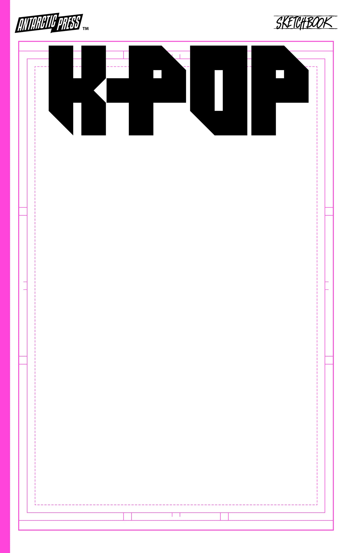 K-POP SKETCHBOOK (ONE SHOT) GLITTER PINK