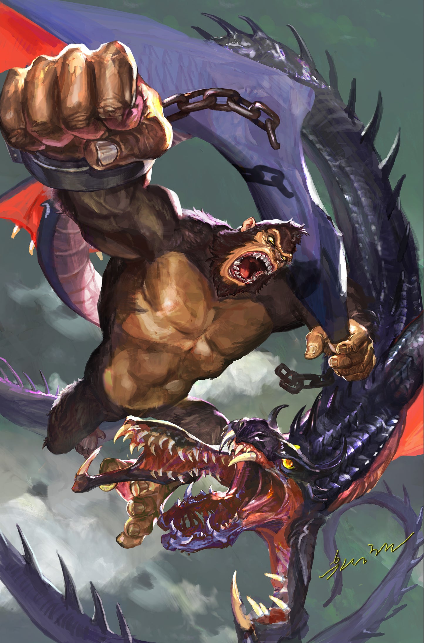 ESCAPE FROM SKULL ISLAND #1 (OF 4) CVR G SUNGHAN YUNE VIRGIN VAR