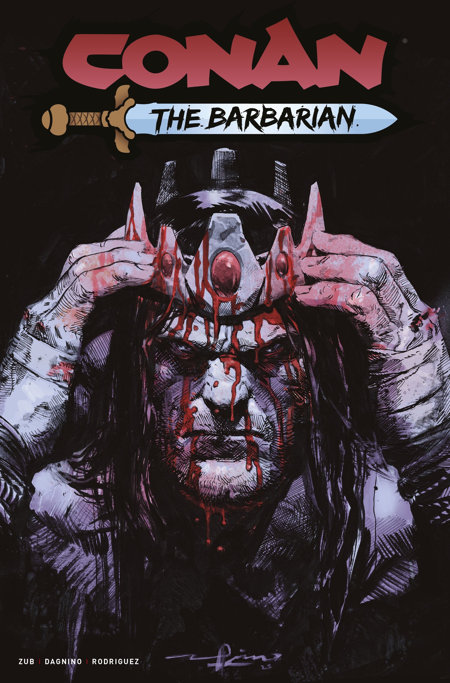 CONAN THE BARBARIAN #28 CVR D GERARDO ZAFFINO FOIL (MR)