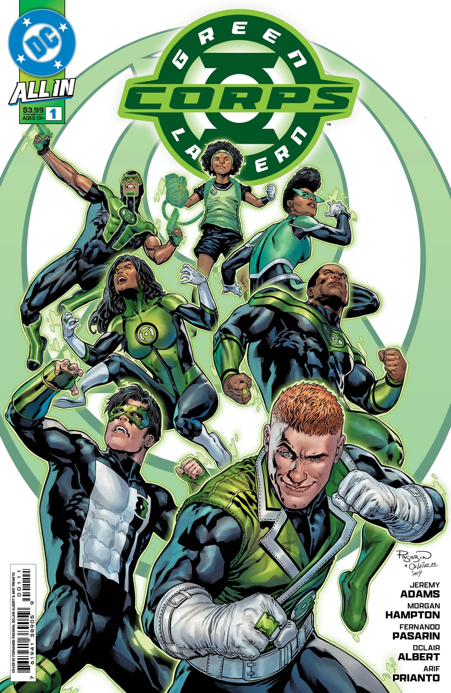 GREEN LANTERN CORPS #1 CVR A FERNANDO PASARIN