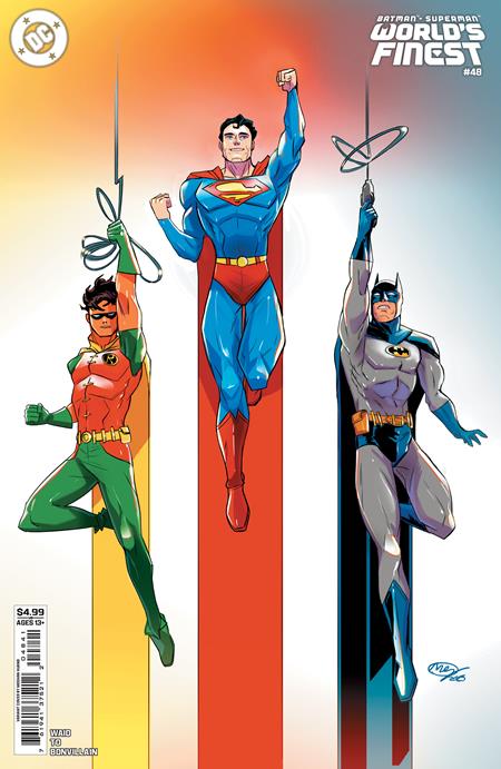BATMAN SUPERMAN WORLDS FINEST #48 CVR D MEGAN HUANG CARD STOCK VAR
