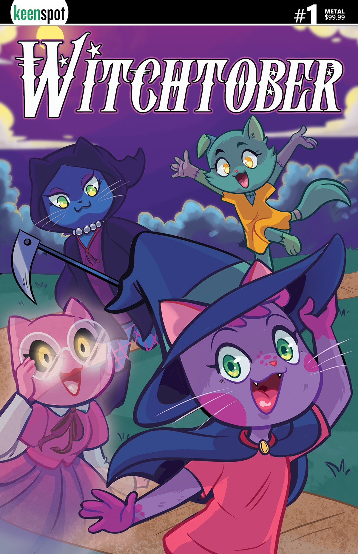 WITCHTOBER #1 CVR D RENETA GARCIA METAL COVER VAR